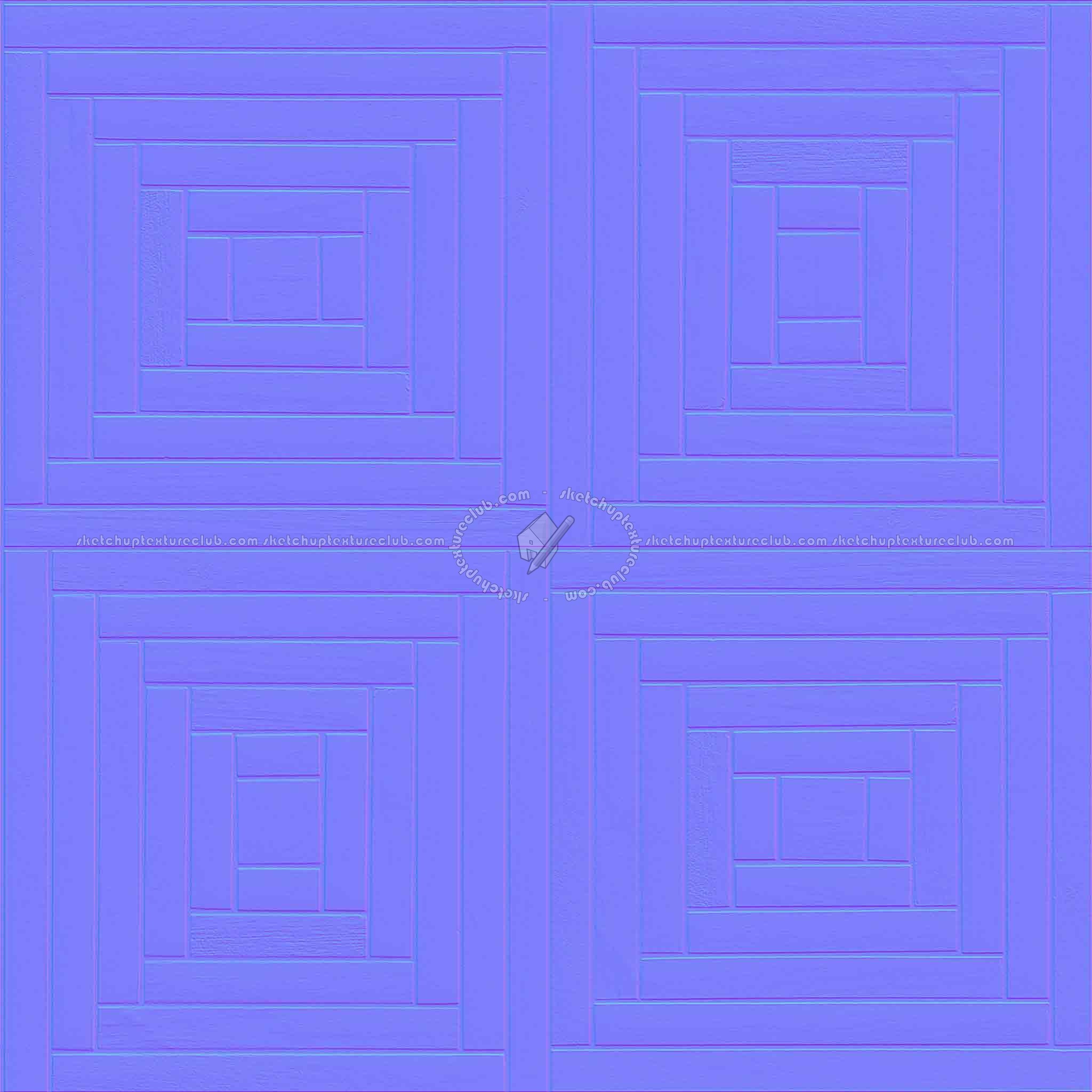 Textures   -   ARCHITECTURE   -   WOOD FLOORS   -   Geometric pattern  - mahogany wood floor tile texture seamless 21059 - Normal