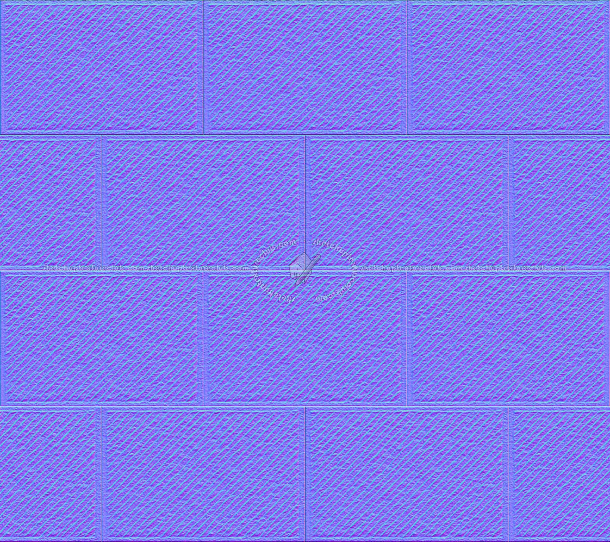 Textures   -   ARCHITECTURE   -   PAVING OUTDOOR   -   Concrete   -   Blocks regular  - Concrete paving outdoor texture seamless 20752 - Normal