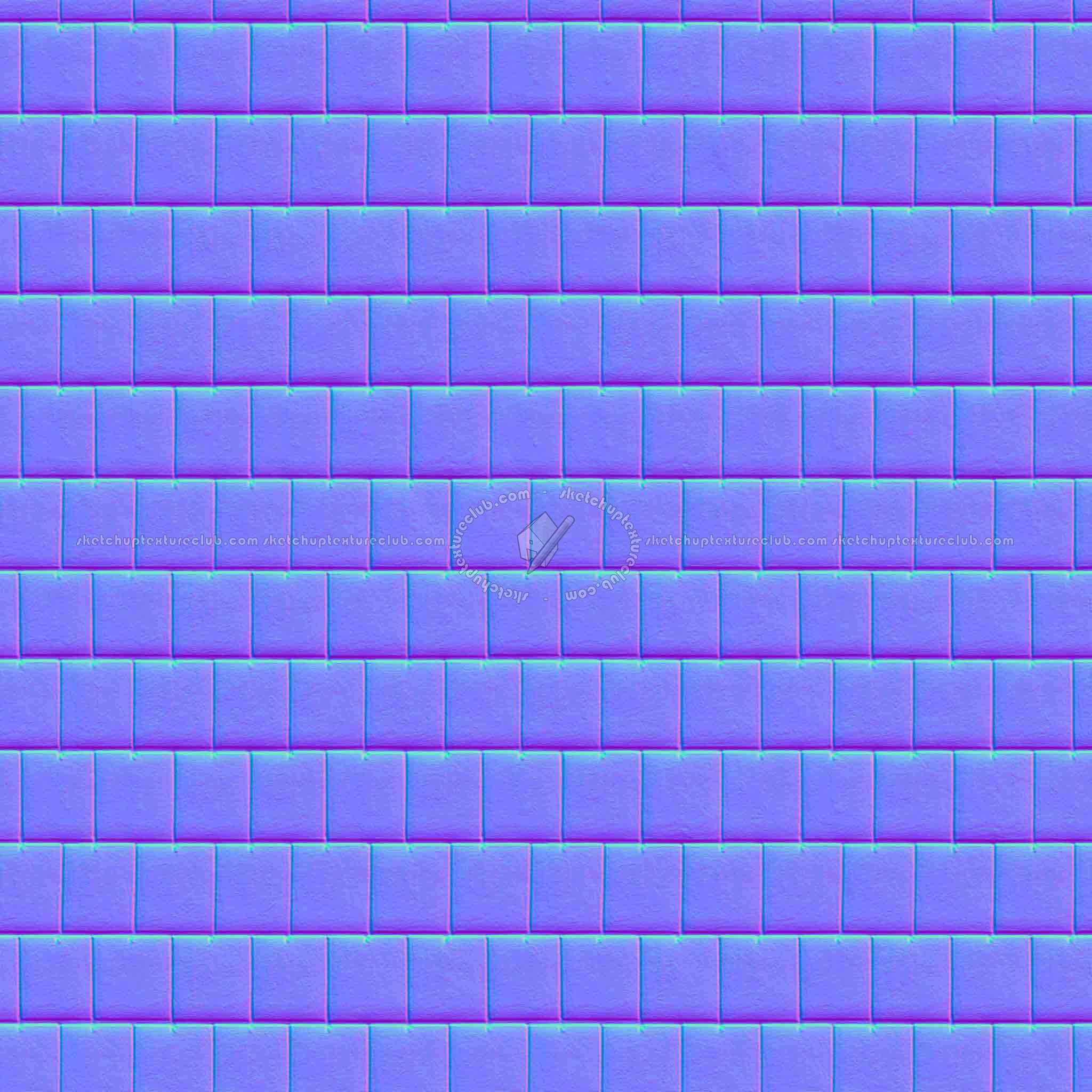 Textures   -   ARCHITECTURE   -   ROOFINGS   -   Clay roofs  - Clay roofing Gauloise texture seamless 03357 - Normal