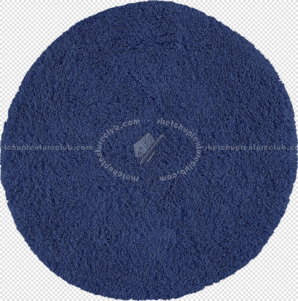 Textures   -   MATERIALS   -   RUGS   -   Round rugs  - Round long pile rug texture 19969