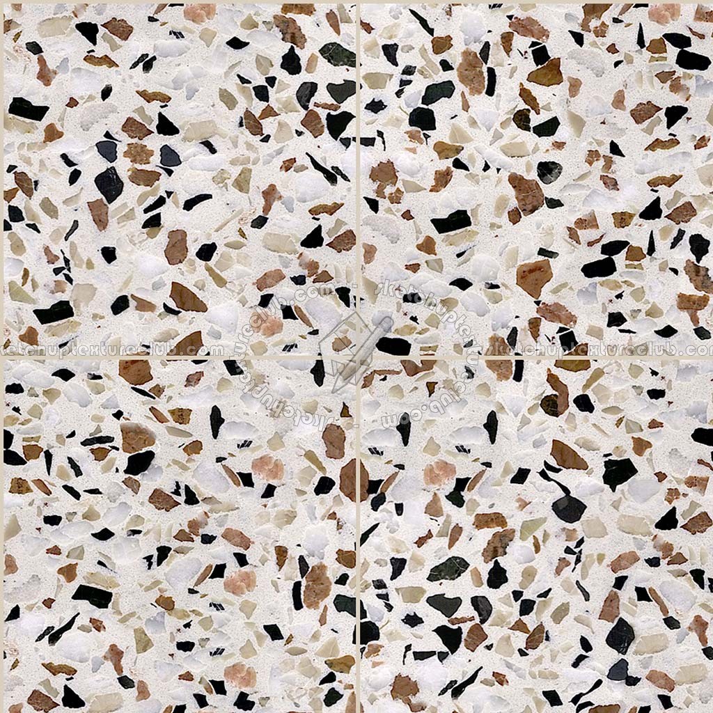 terrazzo floor tile PBR texture seamless 21501