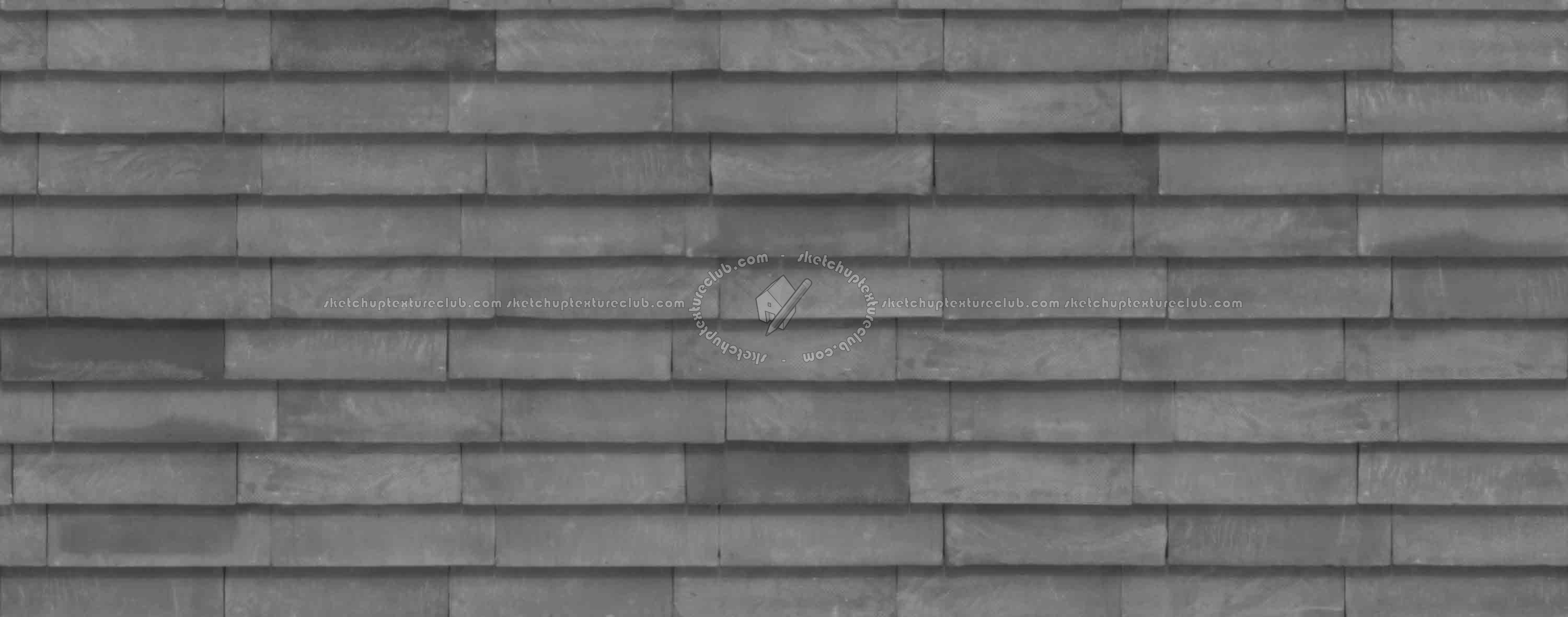 Textures   -   ARCHITECTURE   -   WALLS TILE OUTSIDE  - wall cladding bricks PBR texture seamless 21718 - Displacement