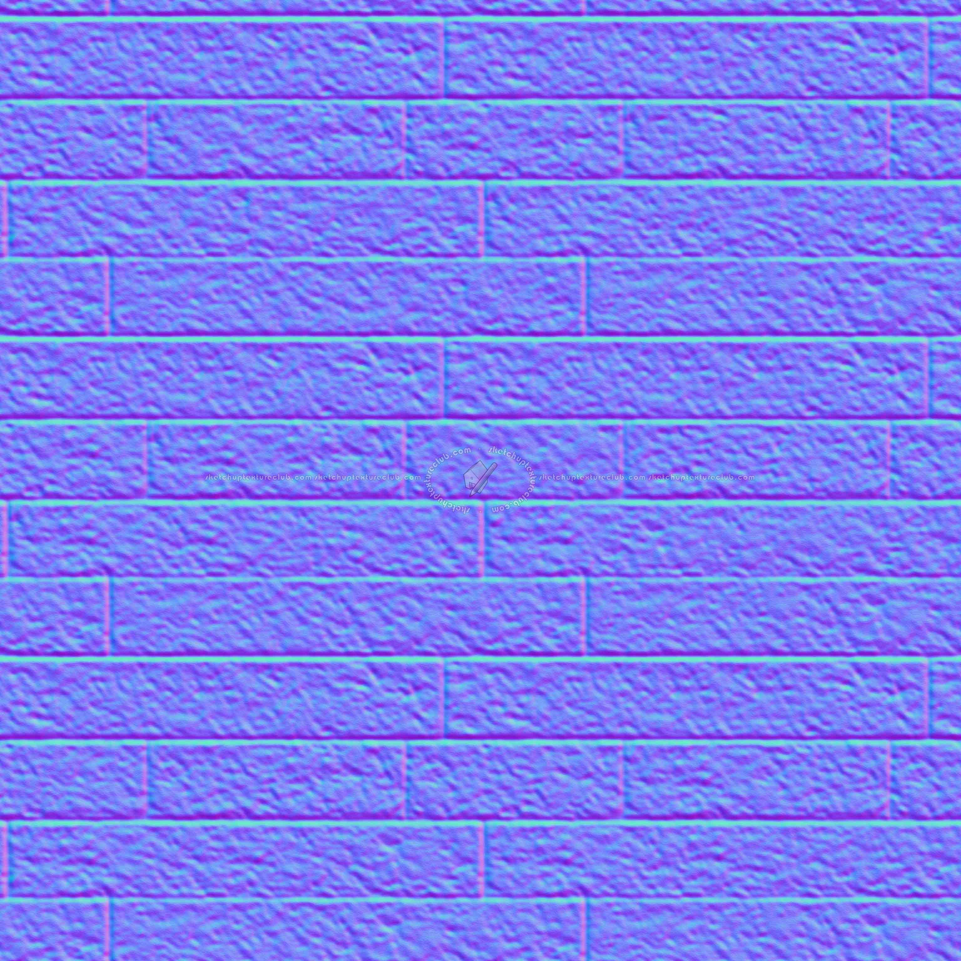 Textures   -   ARCHITECTURE   -   STONES WALLS   -   Claddings stone   -   Exterior  - Wall cladding stone texture seamless 07754 - Normal