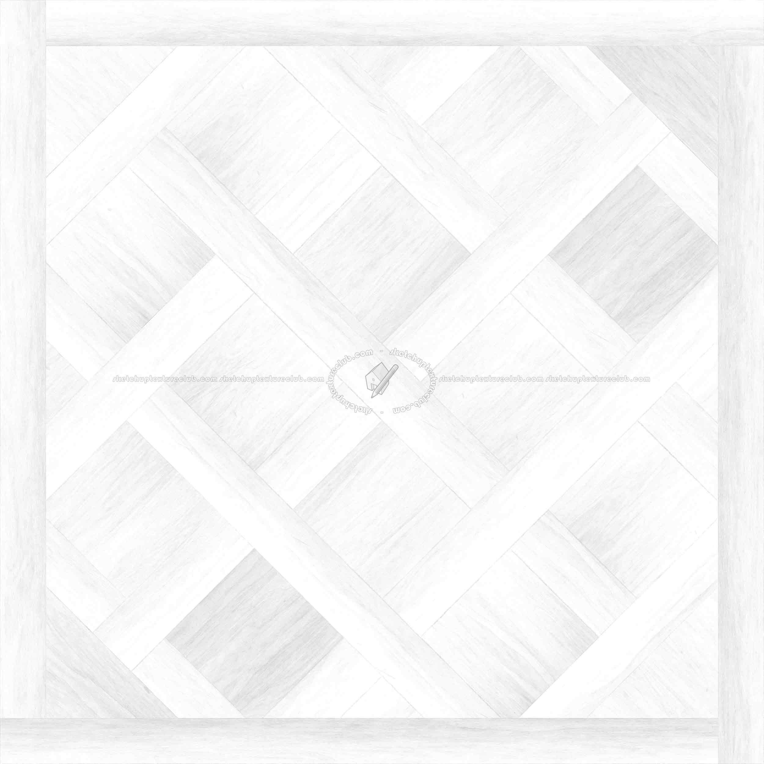 Textures   -   ARCHITECTURE   -   WOOD FLOORS   -   Parquet white  - White wood flooring texture seamless 05463 - Ambient occlusion