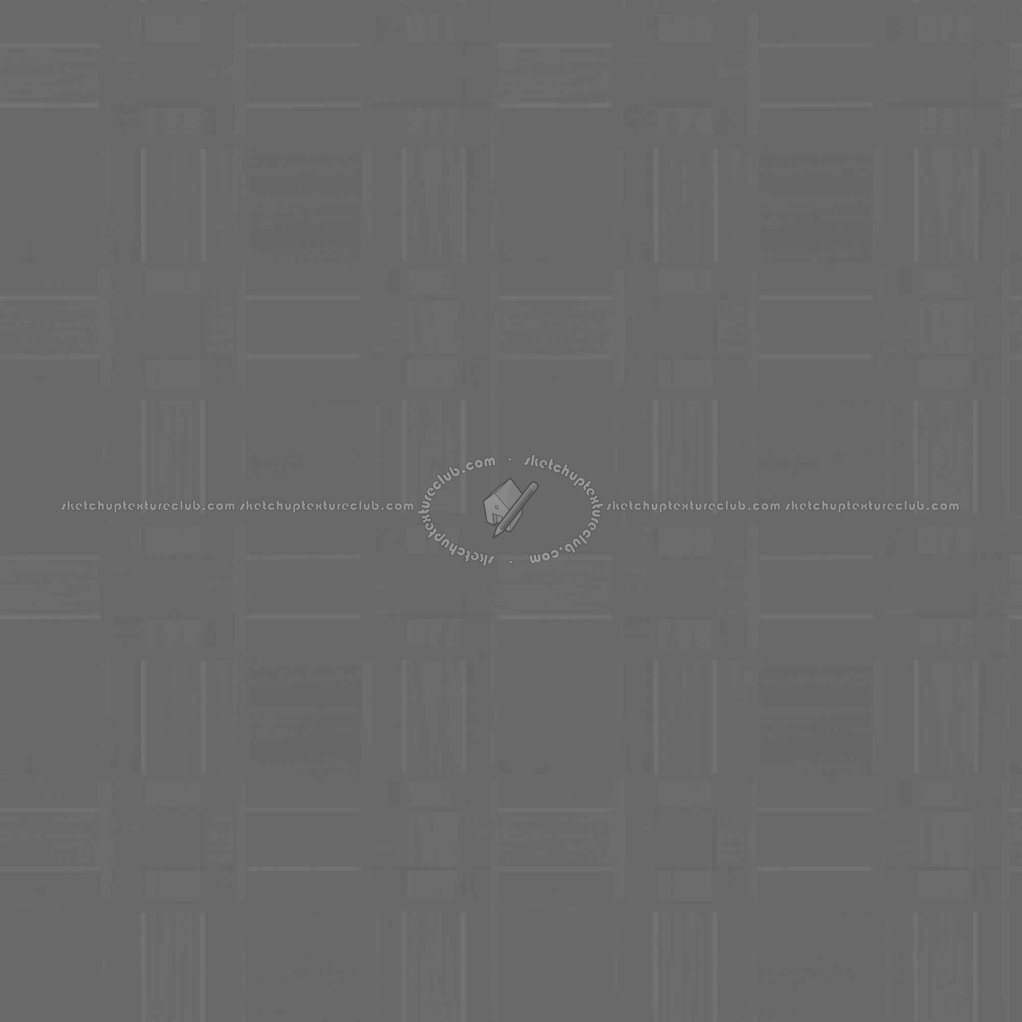 Textures   -   ARCHITECTURE   -   WOOD FLOORS   -   Parquet square  - Wood flooring square texture seamless 05404 - Displacement