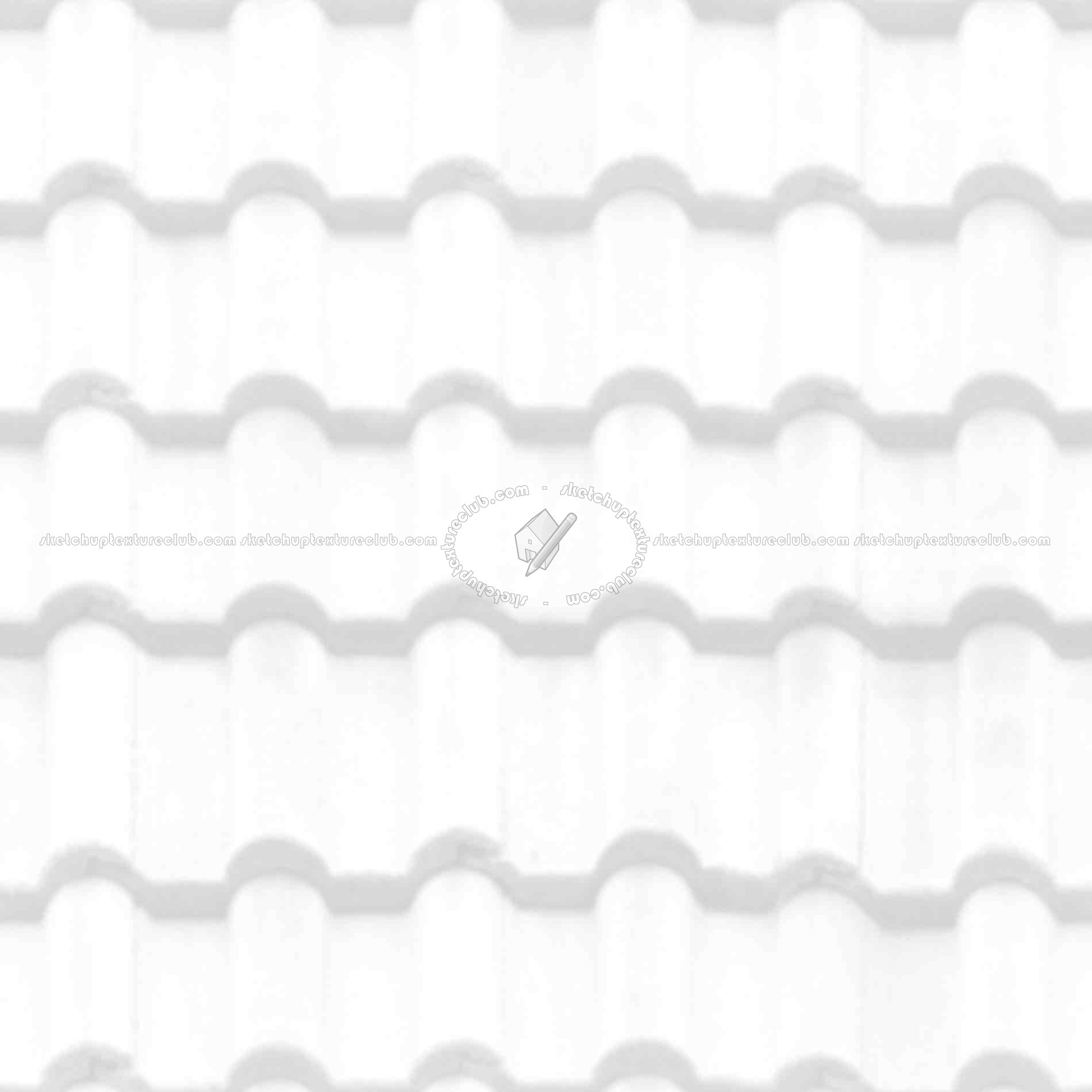 Textures   -   ARCHITECTURE   -   ROOFINGS   -   Clay roofs  - Clay roof texture seamless 19558 - Ambient occlusion