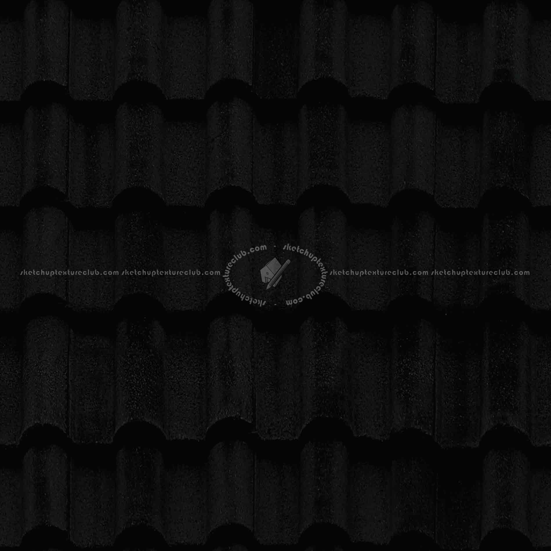 Textures   -   ARCHITECTURE   -   ROOFINGS   -   Clay roofs  - Clay roof texture seamless 19558 - Specular