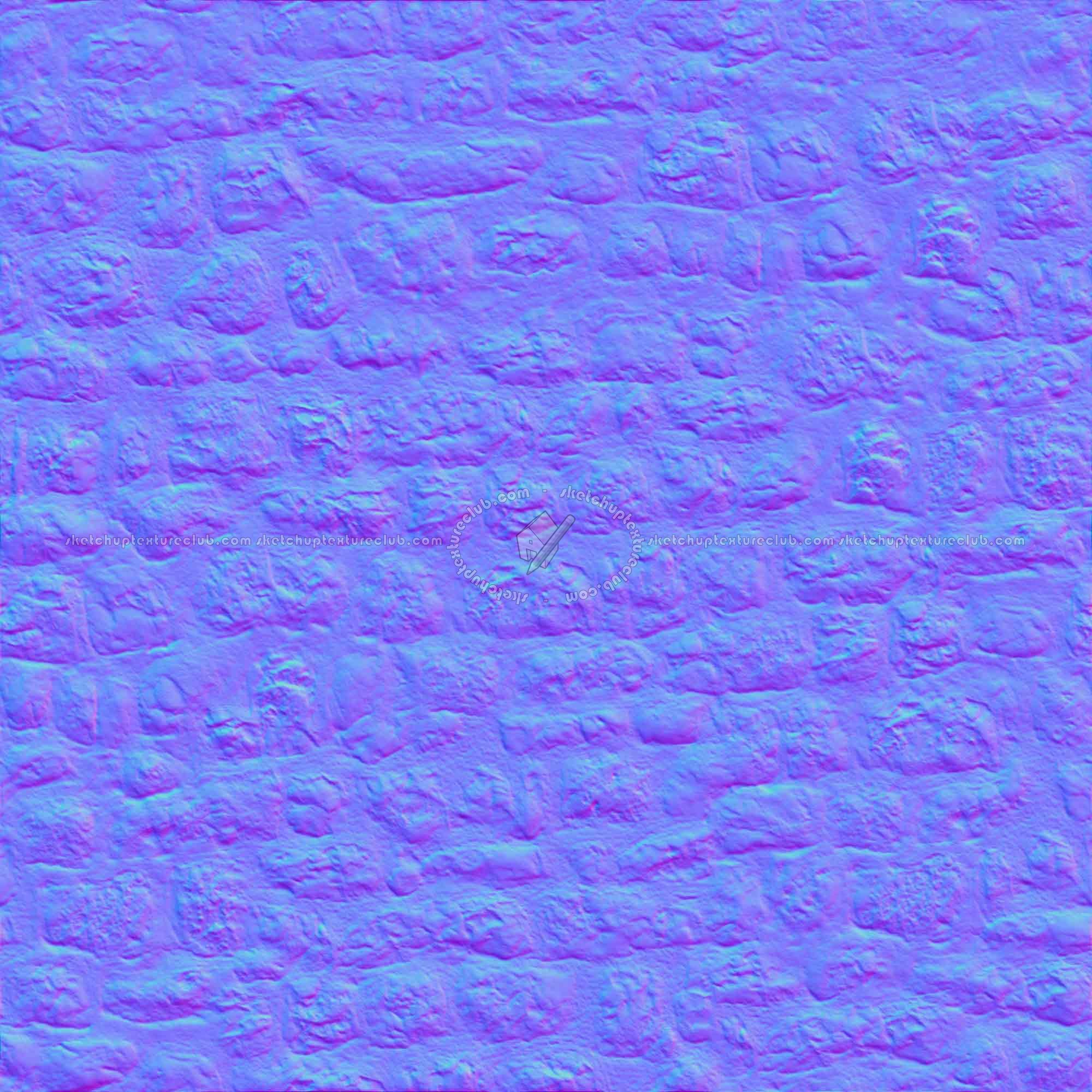 Textures   -   ARCHITECTURE   -   STONES WALLS   -   Stone walls  - Old wall stone texture seamless 08568 - Normal