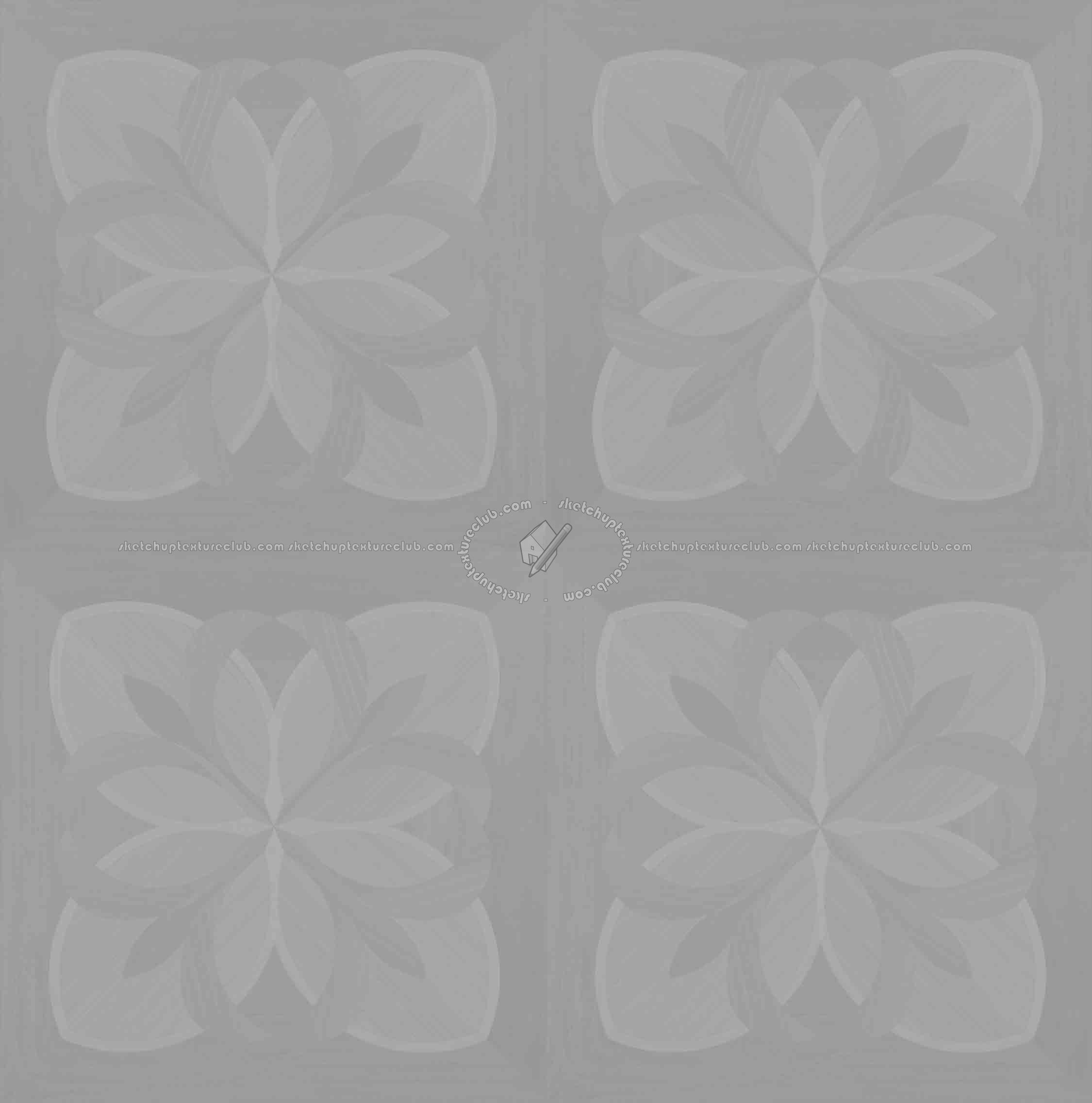 Textures   -   ARCHITECTURE   -   WOOD FLOORS   -   Geometric pattern  - parquet geometric pattern texture seamless 21429 - Displacement