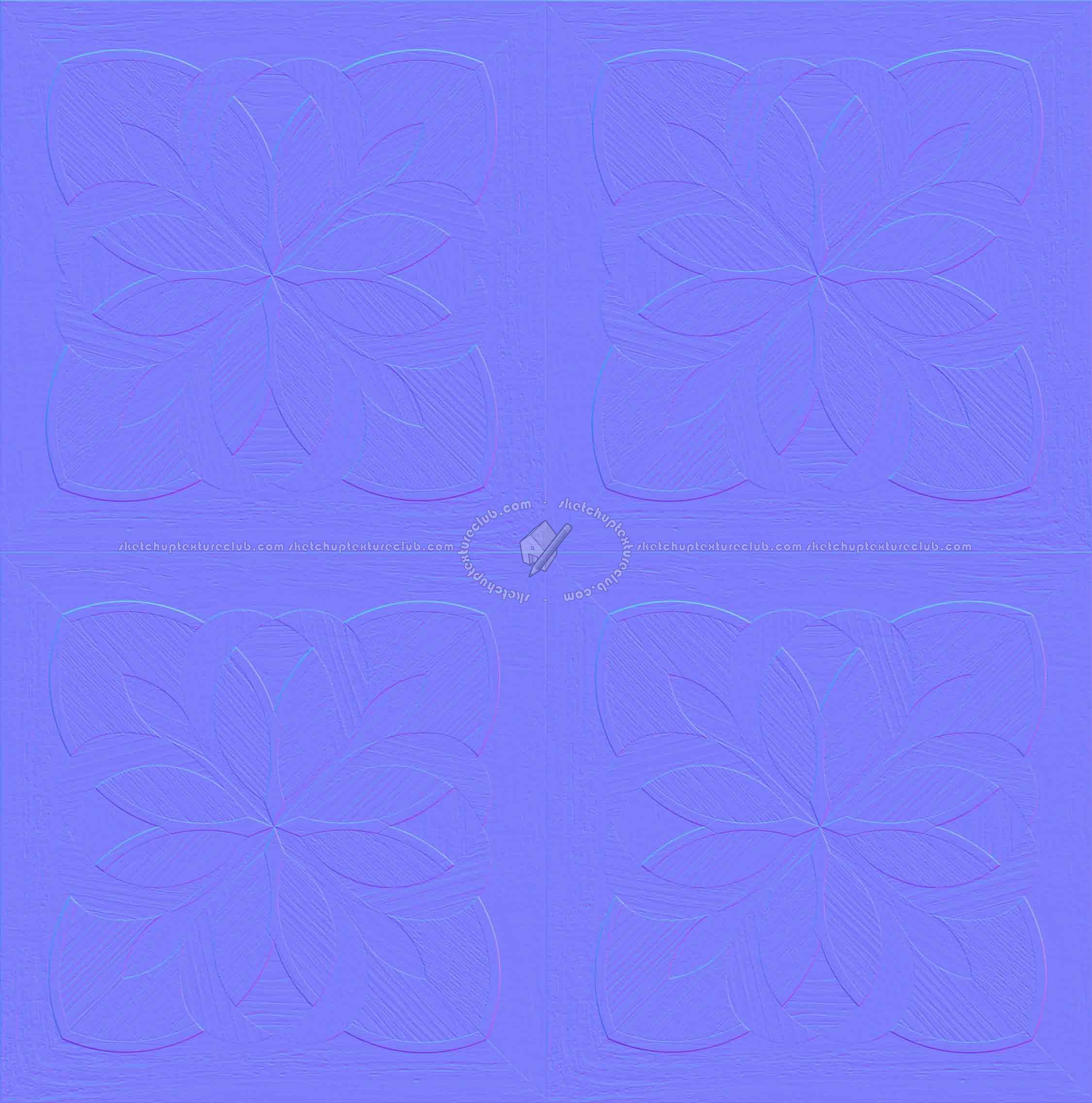 Textures   -   ARCHITECTURE   -   WOOD FLOORS   -   Geometric pattern  - parquet geometric pattern texture seamless 21429 - Normal