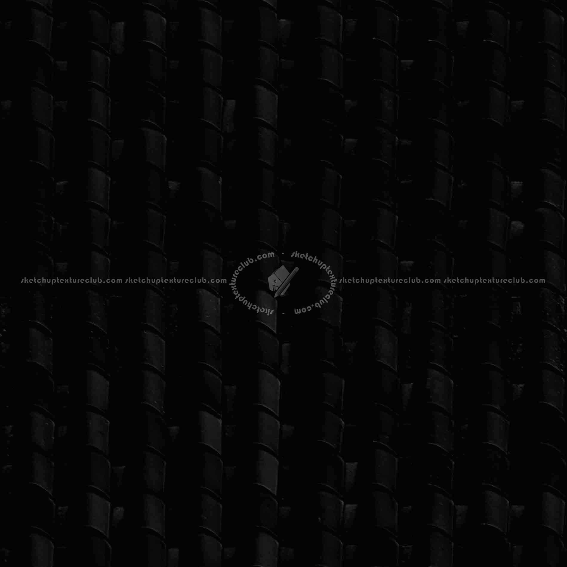 Textures   -   ARCHITECTURE   -   ROOFINGS   -   Clay roofs  - Clay roof texture seamless 19559 - Specular