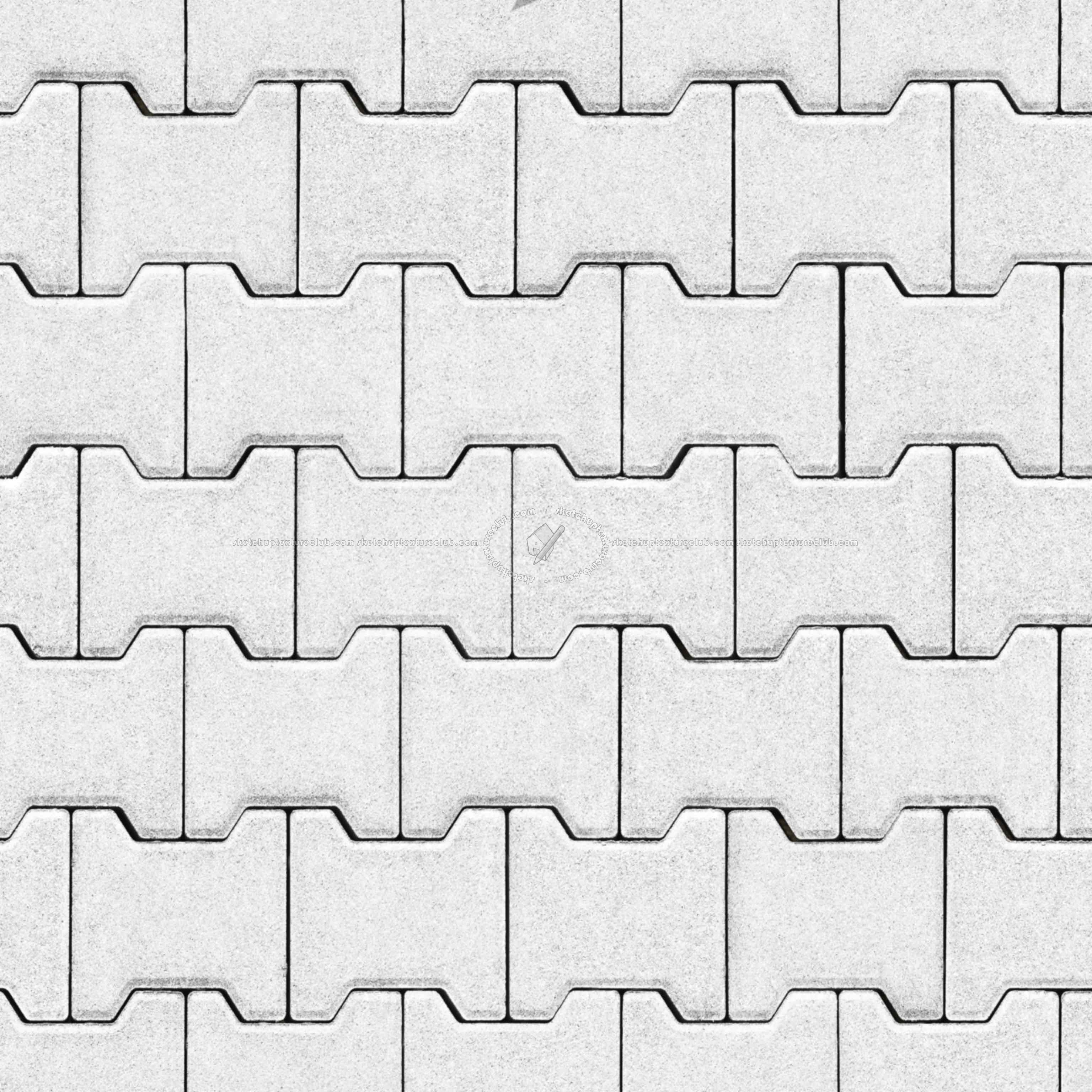 Textures   -   ARCHITECTURE   -   PAVING OUTDOOR   -   Concrete   -   Blocks regular  - concrete paving outdoor texture seamless 21342 - Bump