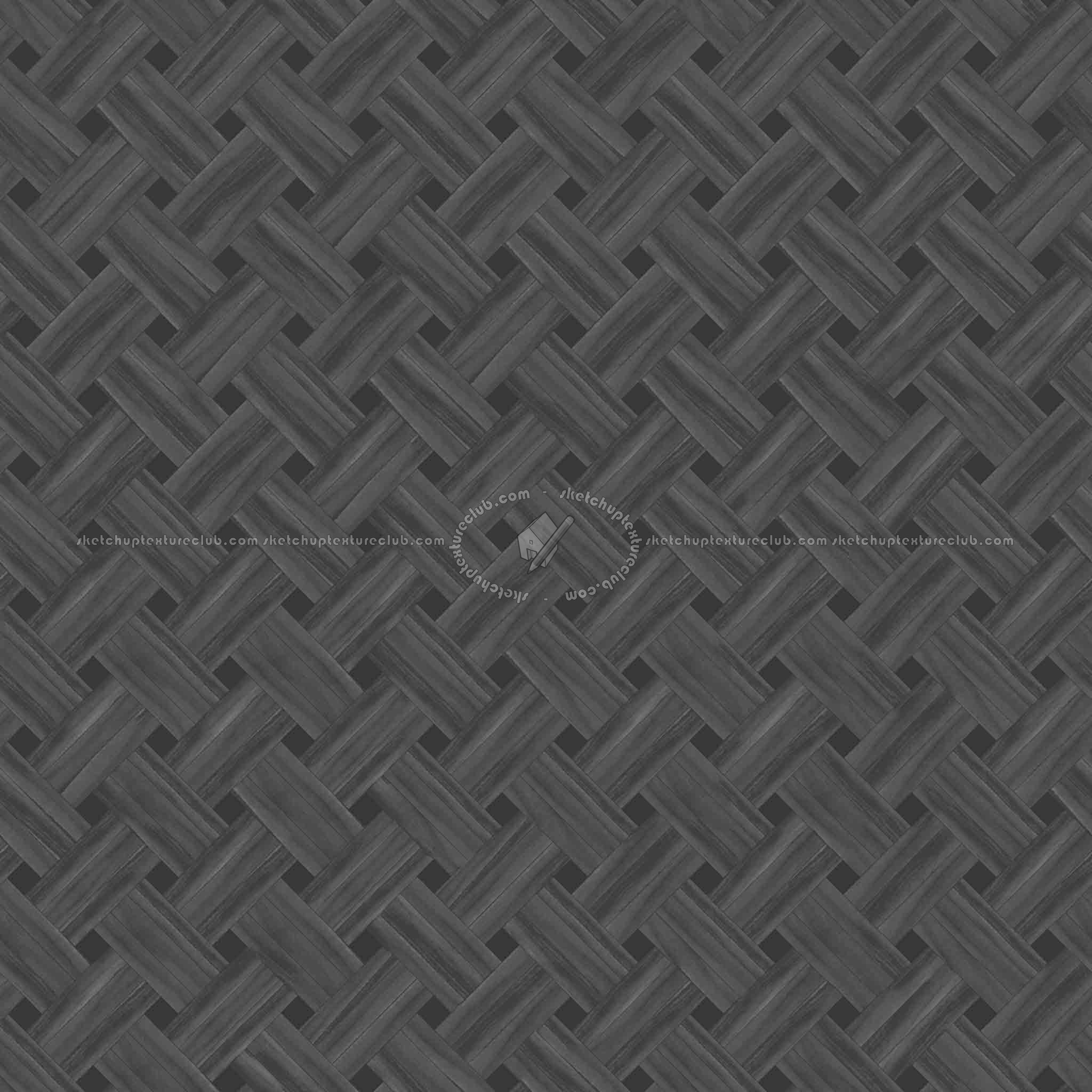 Textures   -   ARCHITECTURE   -   WOOD FLOORS   -   Geometric pattern  - Parquet basket weave PBR texture seamless 21461 - Specular