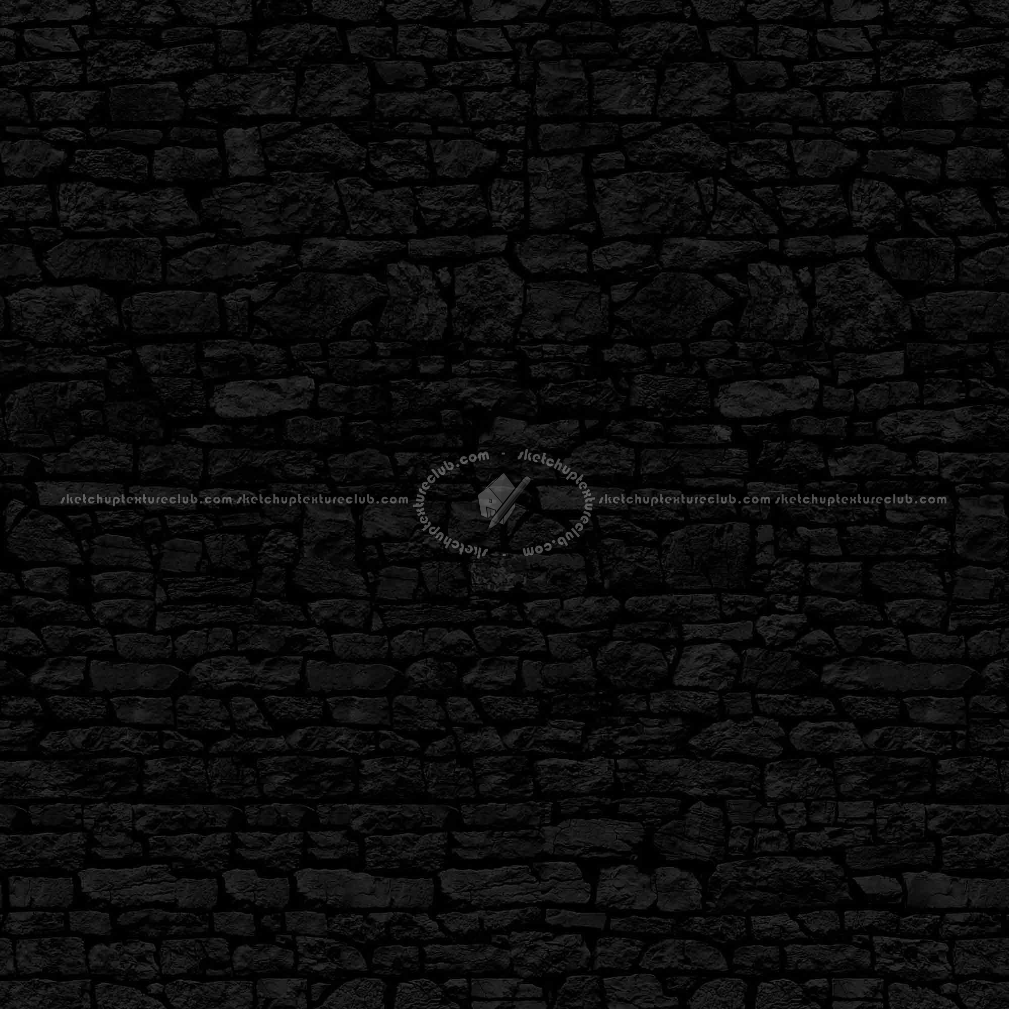 Textures   -   ARCHITECTURE   -   STONES WALLS   -   Stone walls  - Old wall stone texture seamless 08570 - Specular