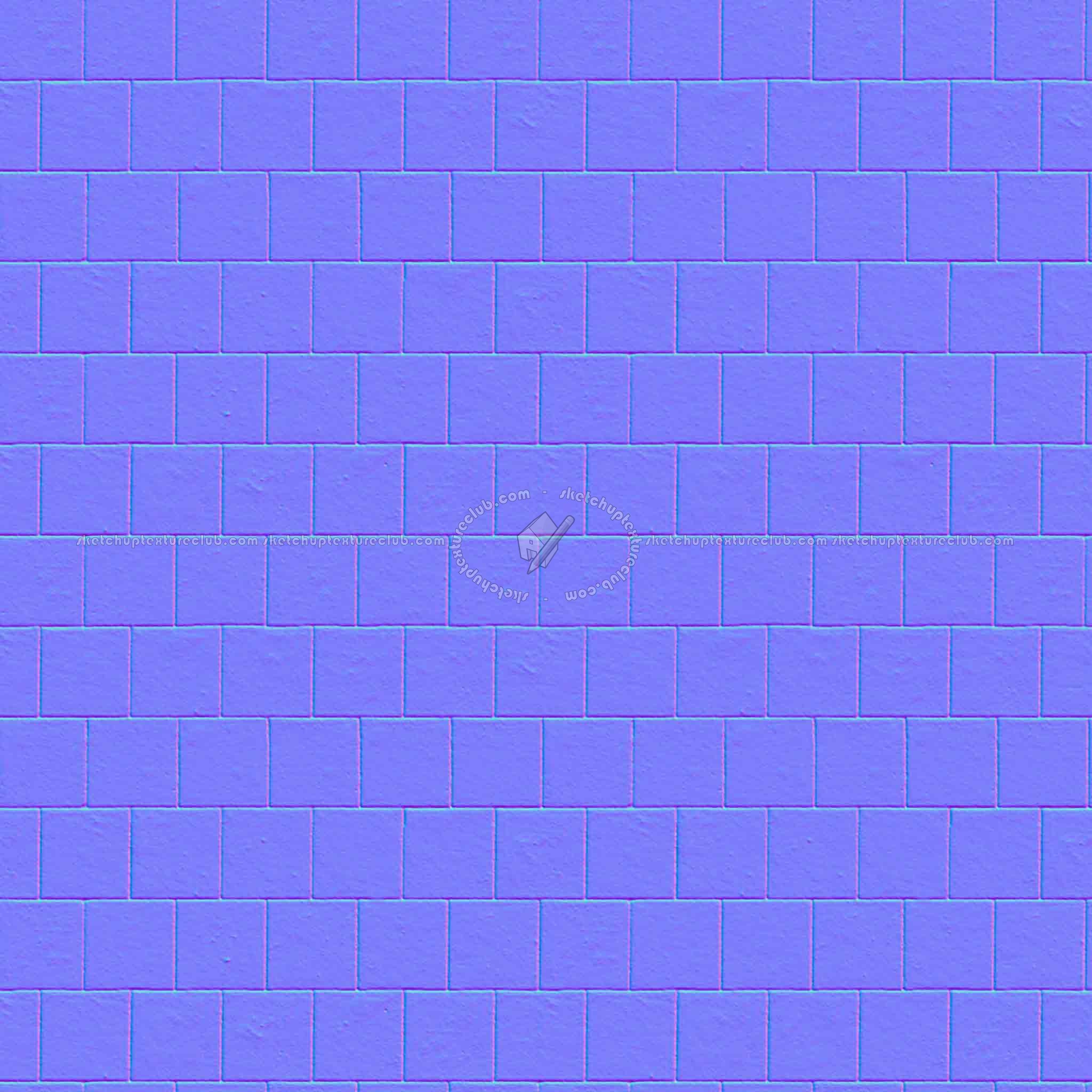 Textures   -   ARCHITECTURE   -   PAVING OUTDOOR   -   Concrete   -   Blocks regular  - Concrete paving PBR texture seamless 21964 - Normal