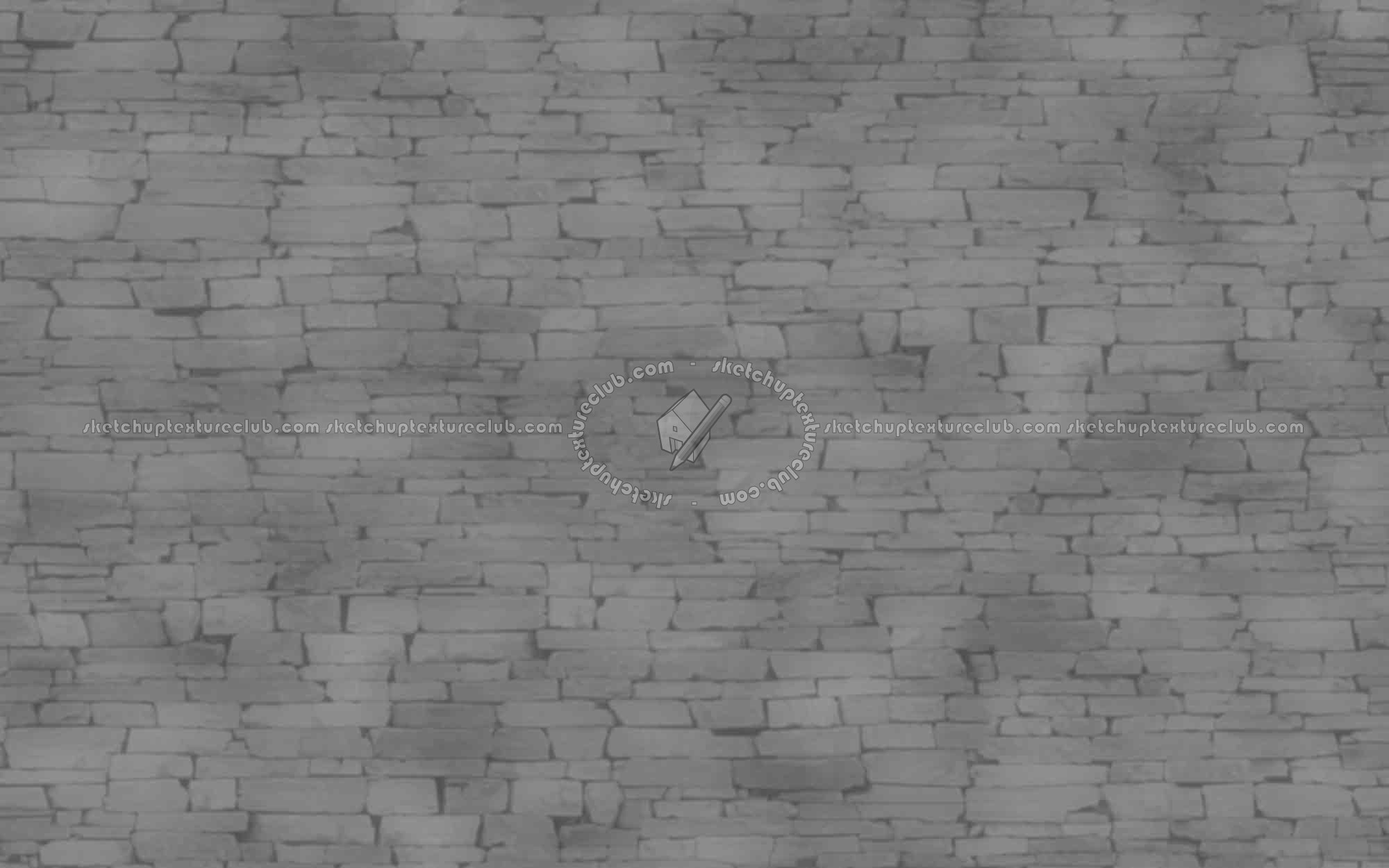 Textures   -   ARCHITECTURE   -   STONES WALLS   -   Stone walls  - Old wall stone texture seamless 08573 - Displacement