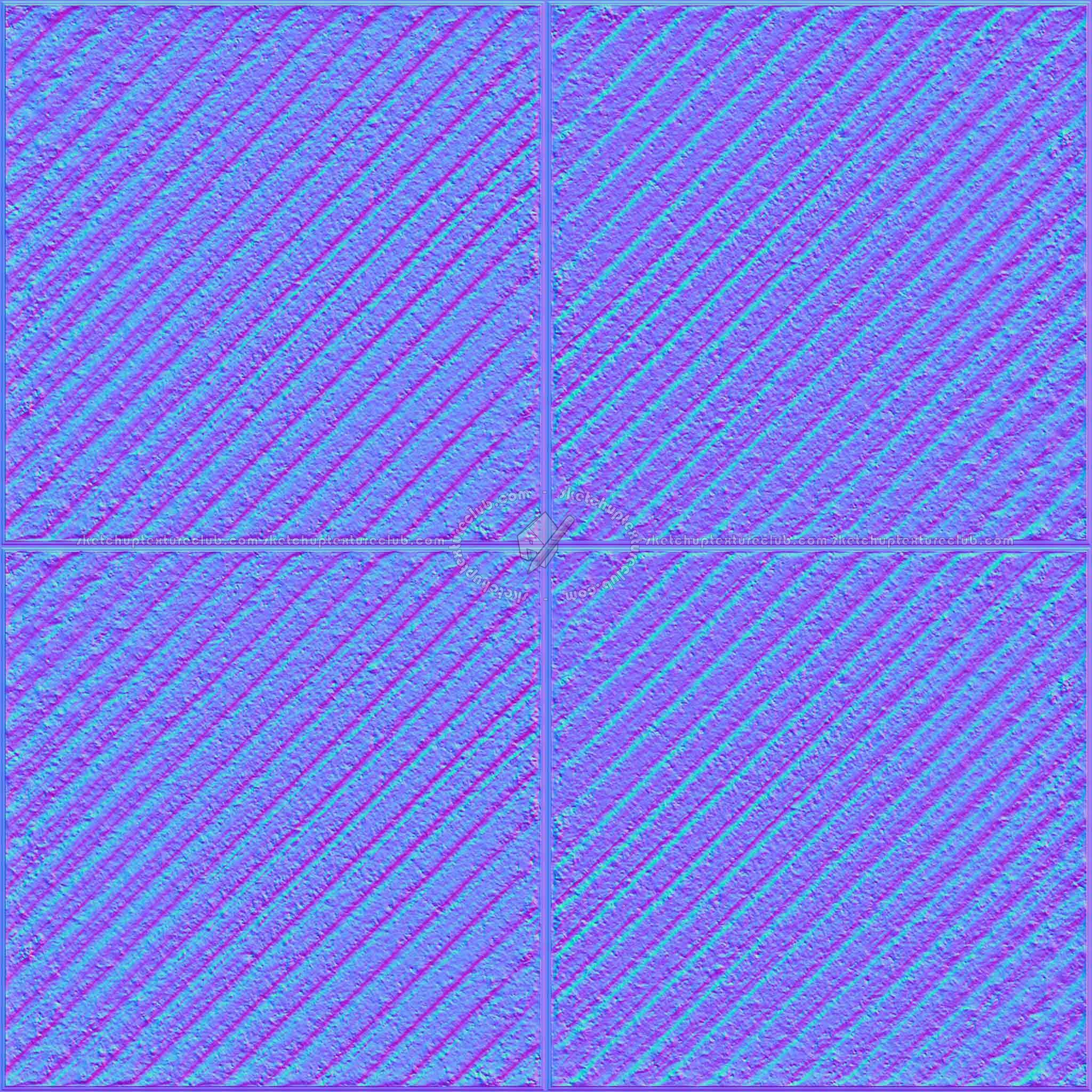 Textures   -   ARCHITECTURE   -   PAVING OUTDOOR   -   Concrete   -   Blocks regular  - Ramp concrete tiles PBR texture seamless 21967 - Normal