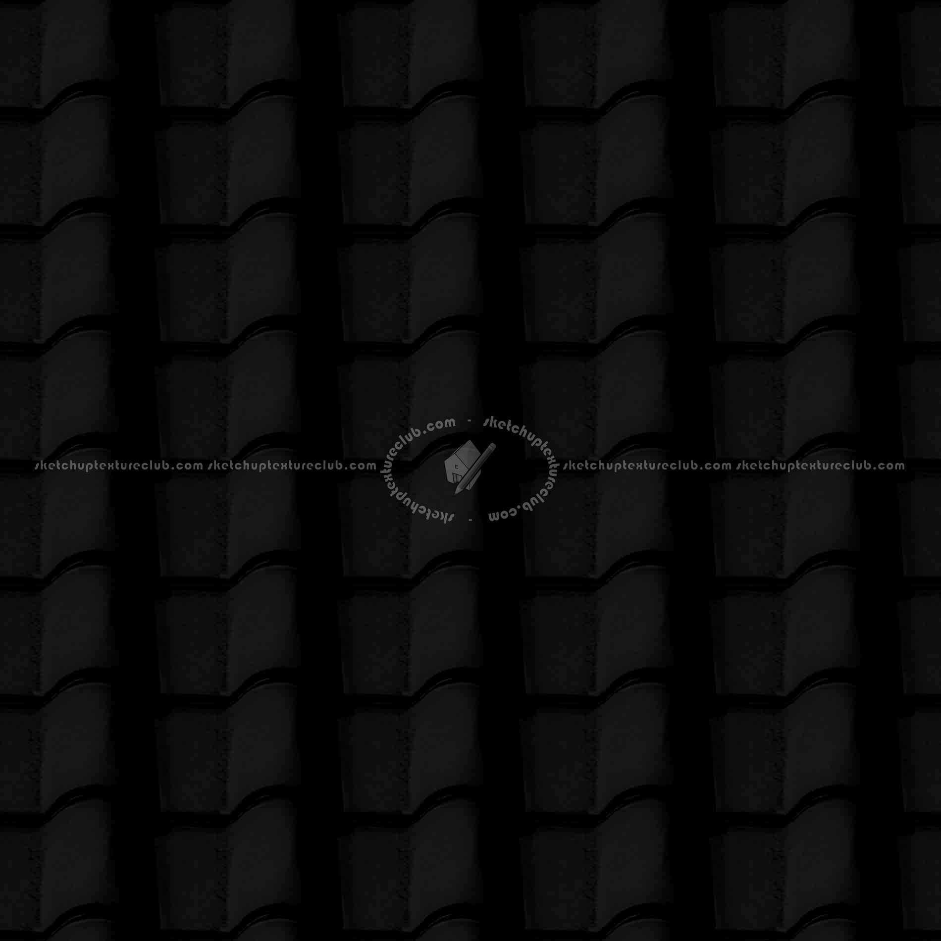 Textures   -   ARCHITECTURE   -   ROOFINGS   -   Clay roofs  - Clay roof texture seamless 19565 - Specular