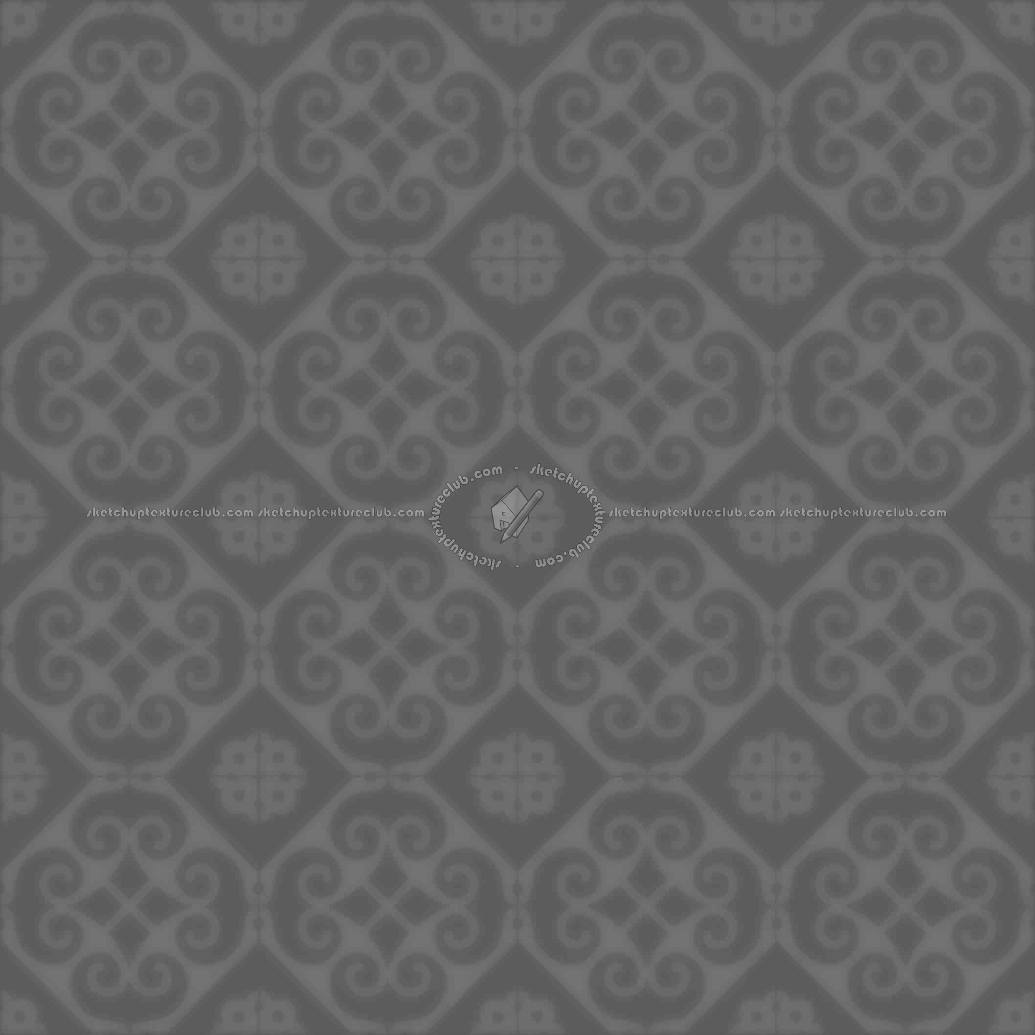 Textures   -   ARCHITECTURE   -   TILES INTERIOR   -   Ornate tiles   -   Geometric patterns  - Geometric patterns tile texture seamless 21240 - Displacement