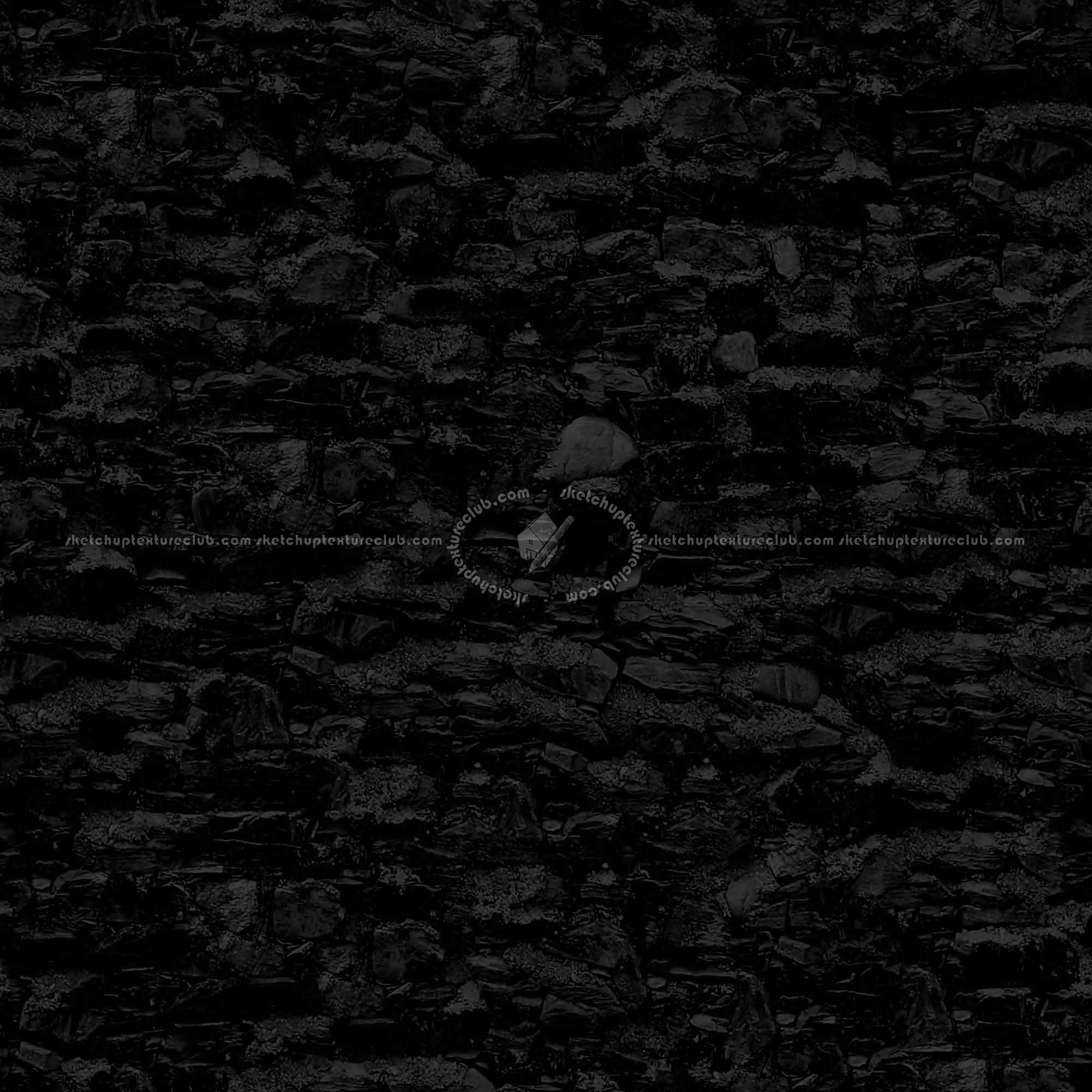 Textures   -   ARCHITECTURE   -   STONES WALLS   -   Stone walls  - Old wall stone texture seamless 08575 - Specular