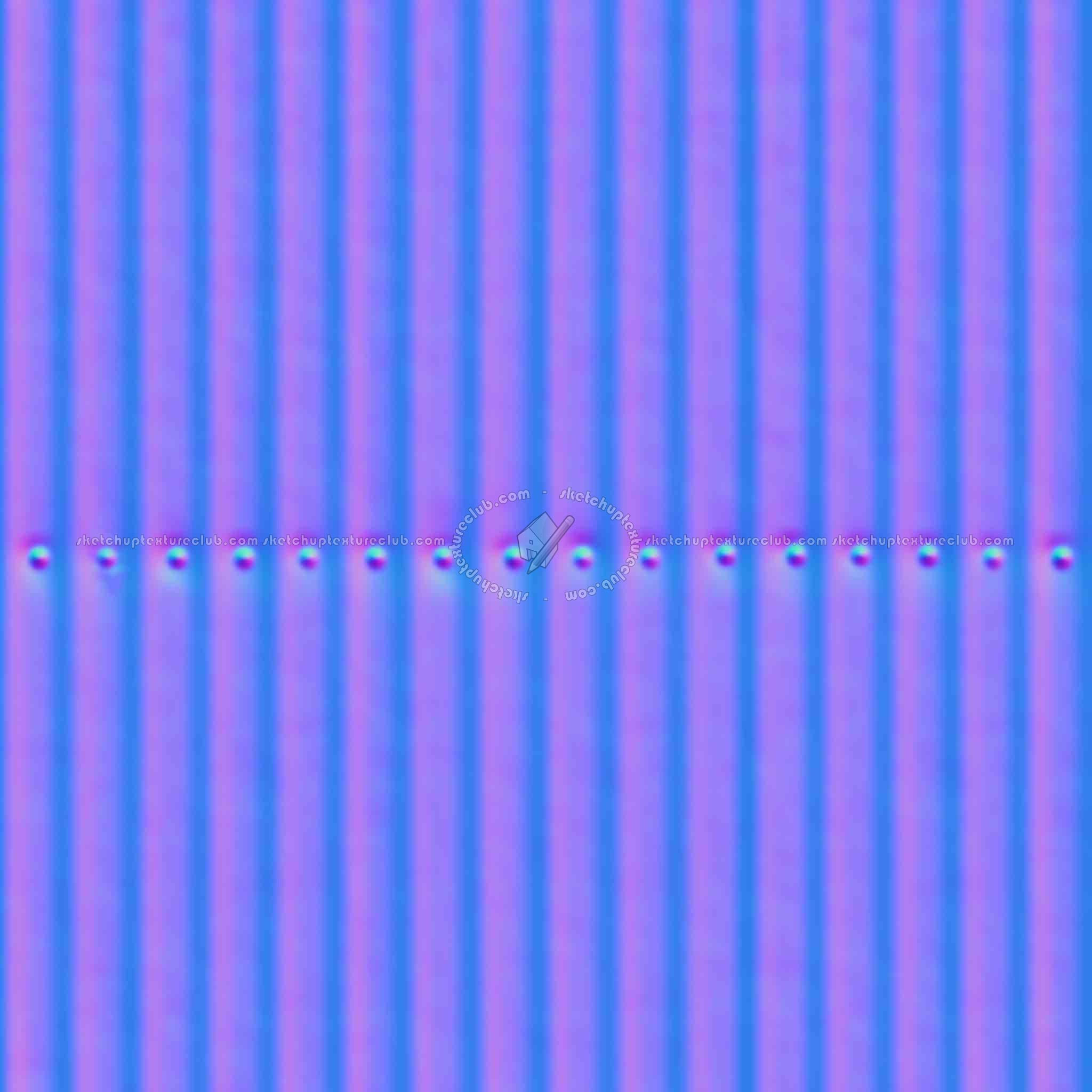 Textures   -   ARCHITECTURE   -   ROOFINGS   -   Metal roofs  - metal roofing texture seamless 22366 - Normal