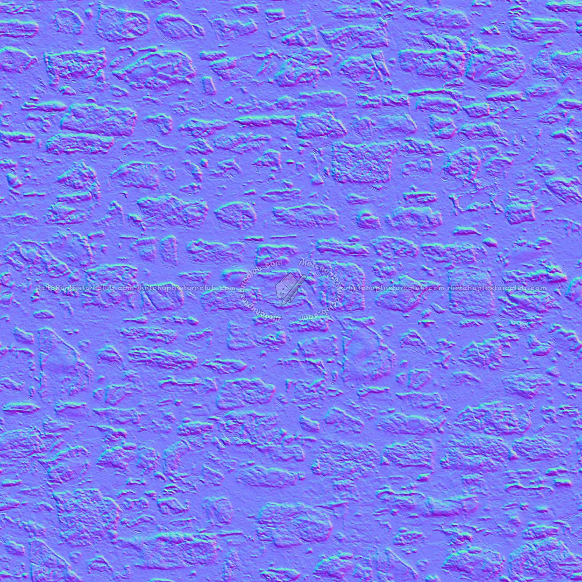 Textures   -   ARCHITECTURE   -   STONES WALLS   -   Stone walls  - Old wall stone texture seamless 08577 - Normal