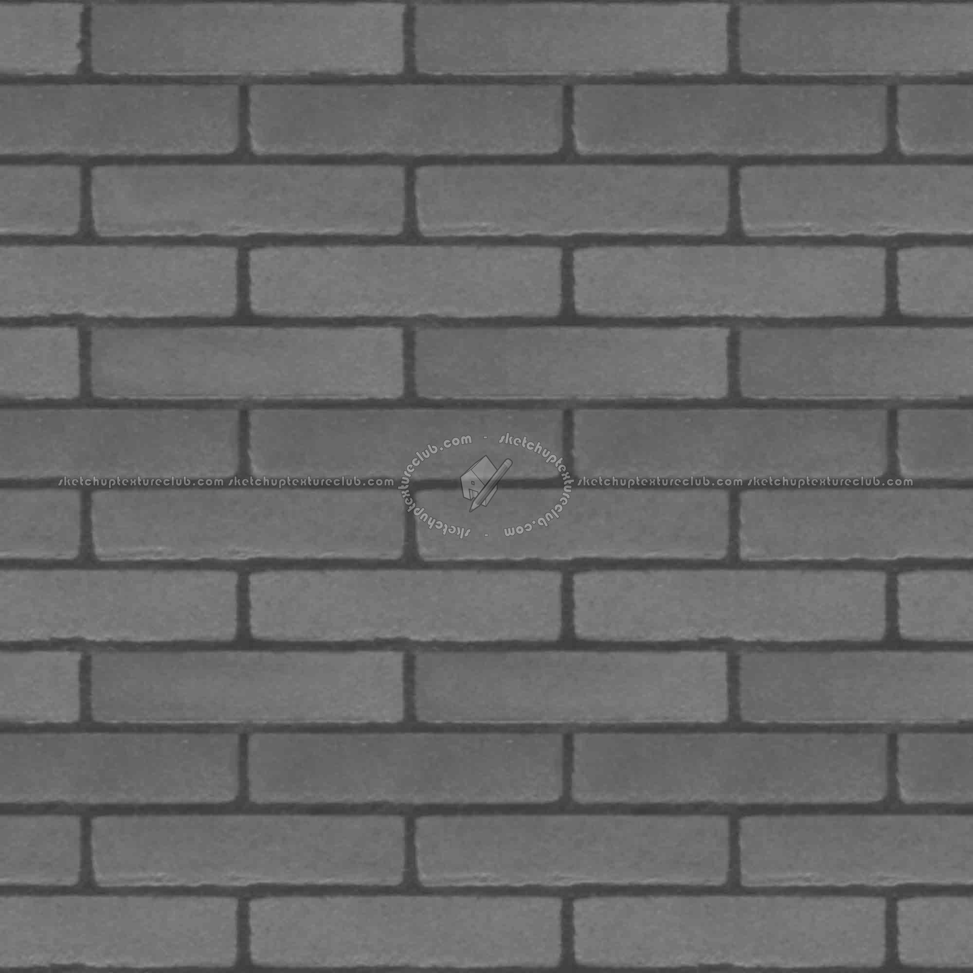 Textures   -   ARCHITECTURE   -   BRICKS   -   Facing Bricks   -   Smooth  - Facing smooth bricks texture seamless 00268 - Displacement