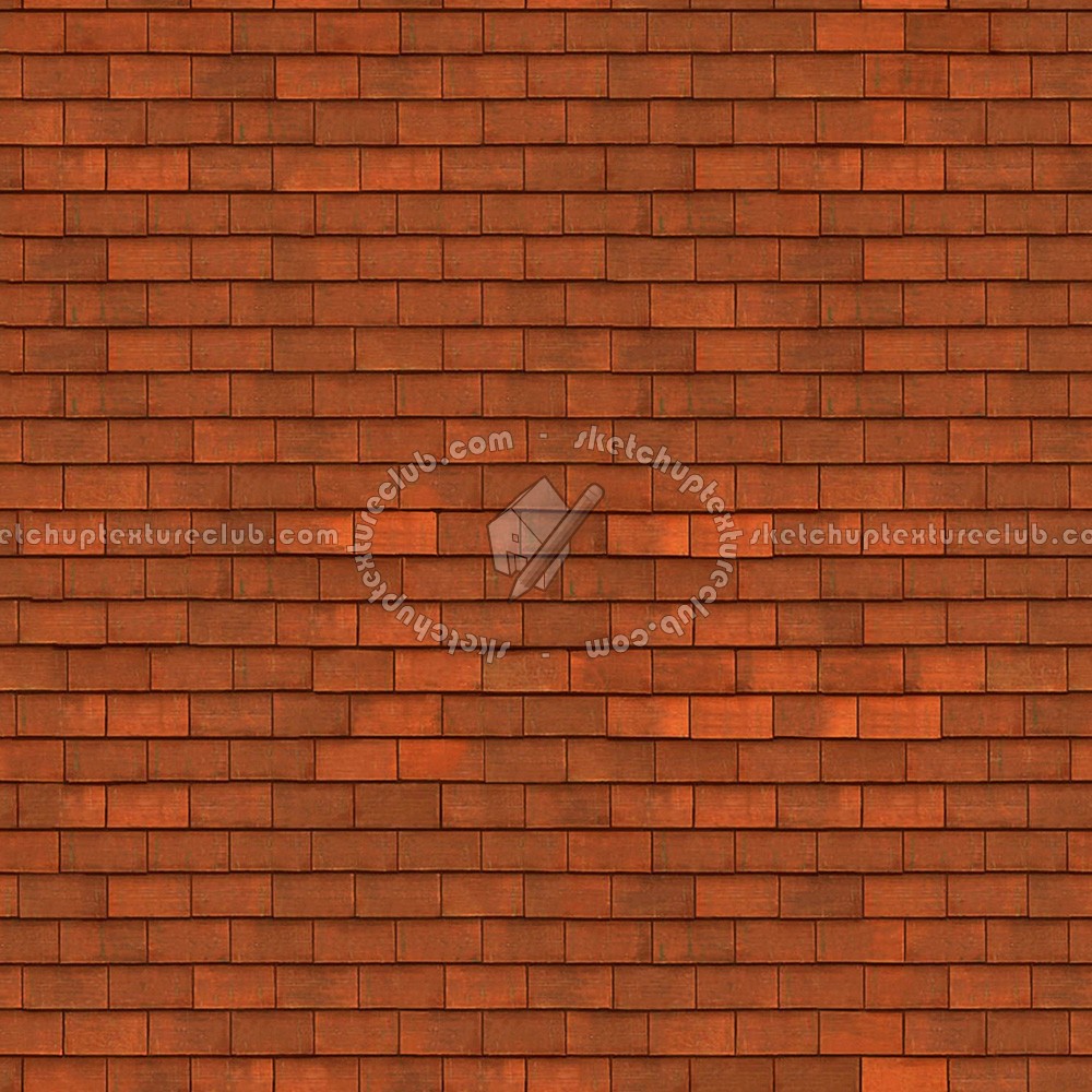 Textures - ARCHITECTURE - ROOFINGS - Flat roofs - Gran cru flat clay roof tiles texture seamless 03537 (seamless)
