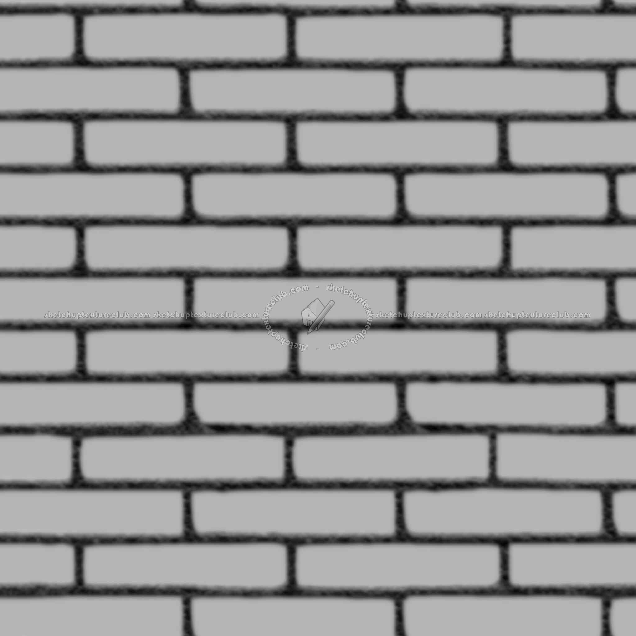 Textures   -   ARCHITECTURE   -   BRICKS   -   Colored Bricks   -   Smooth  - Texture colored bricks smooth seamless 00070 - Displacement