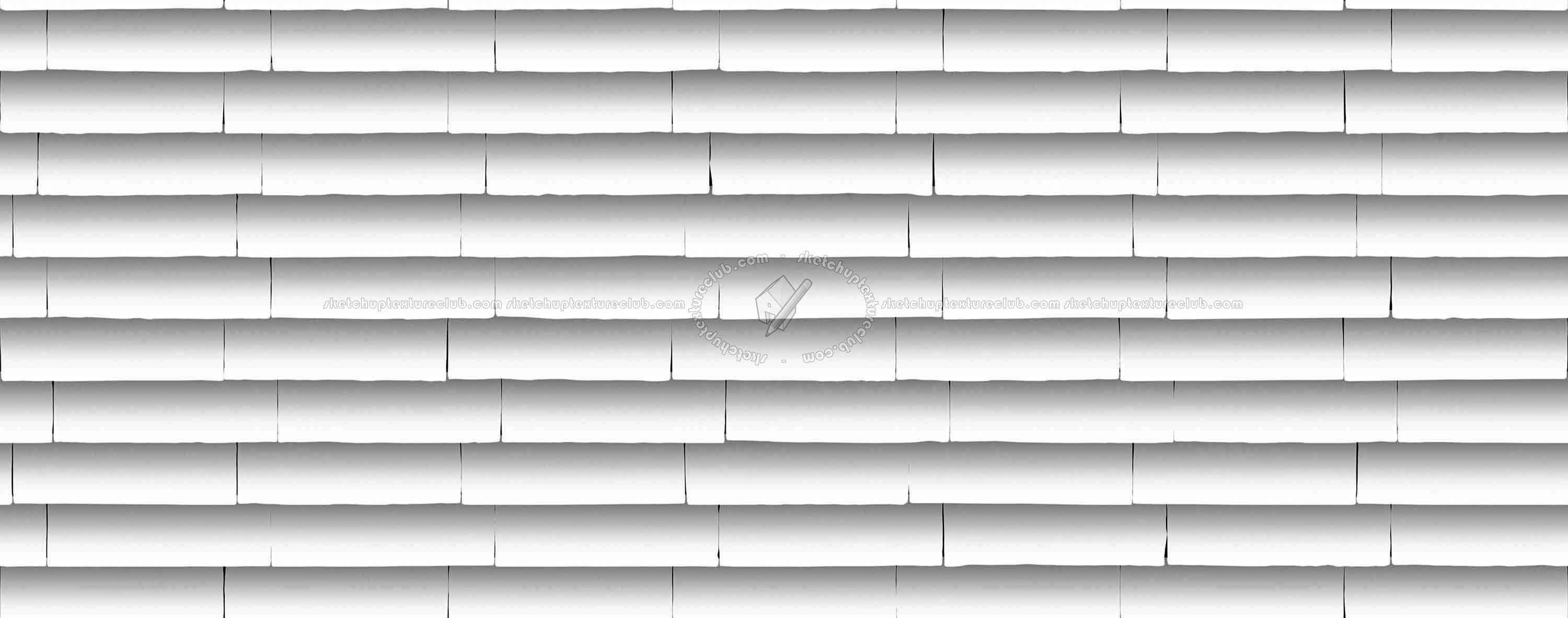 Textures   -   ARCHITECTURE   -   WALLS TILE OUTSIDE  - wall cladding bricks PBR texture seamless 21719 - Ambient occlusion