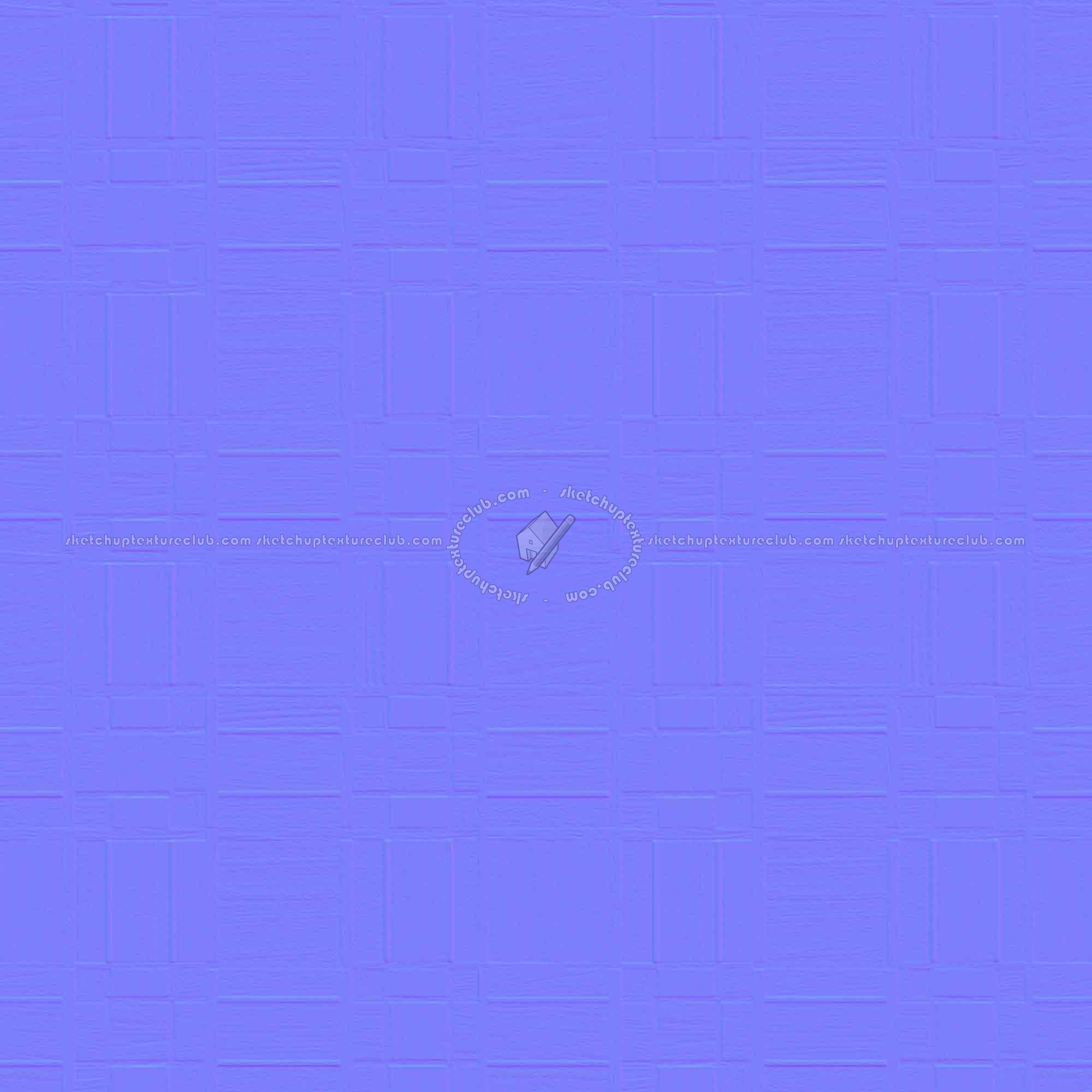 Textures   -   ARCHITECTURE   -   WOOD FLOORS   -   Parquet square  - Wood flooring square texture seamless 05405 - Normal