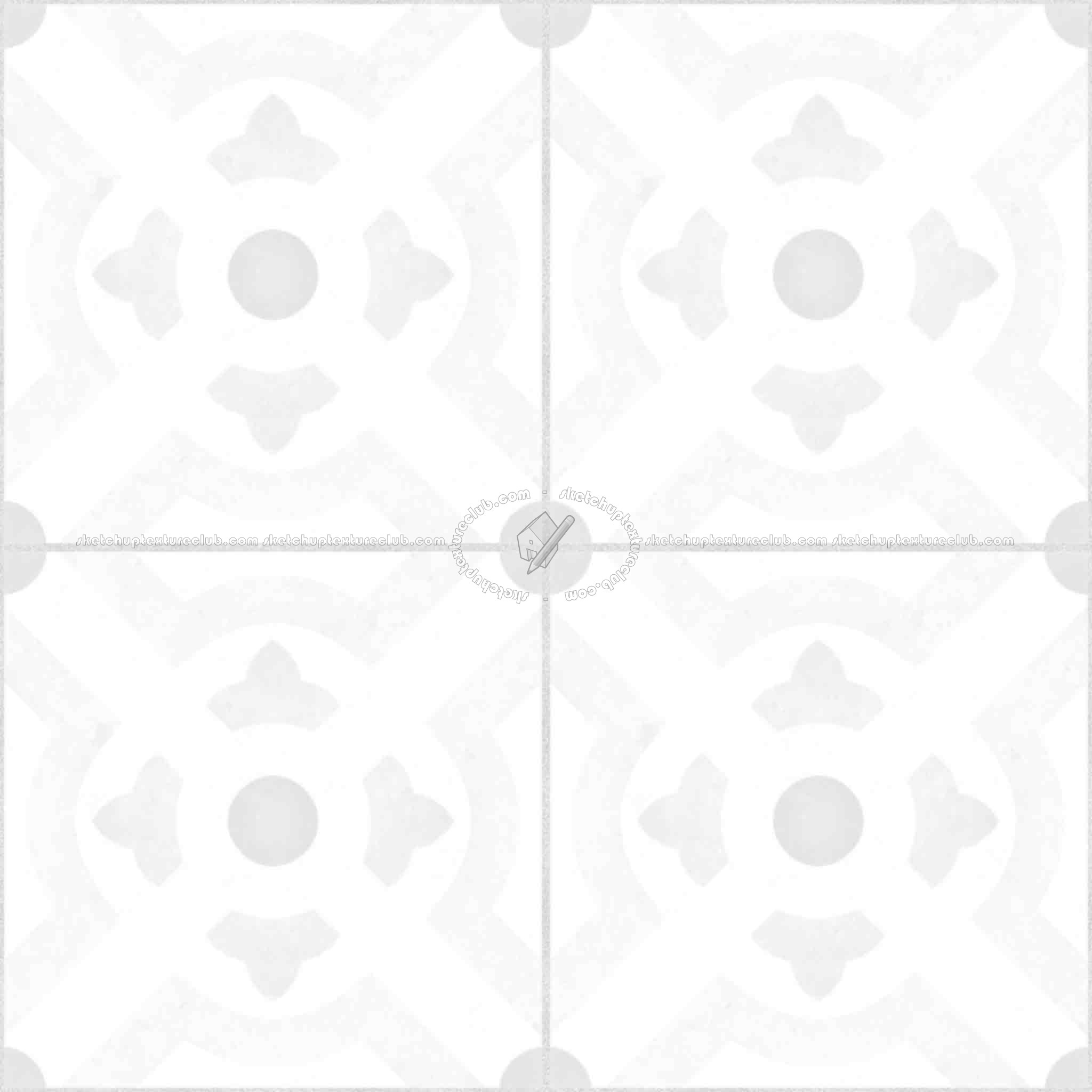 Textures   -   ARCHITECTURE   -   TILES INTERIOR   -   Ornate tiles   -   Geometric patterns  - Ceramic geometric tiles PBR texture seamless 21931 - Ambient occlusion