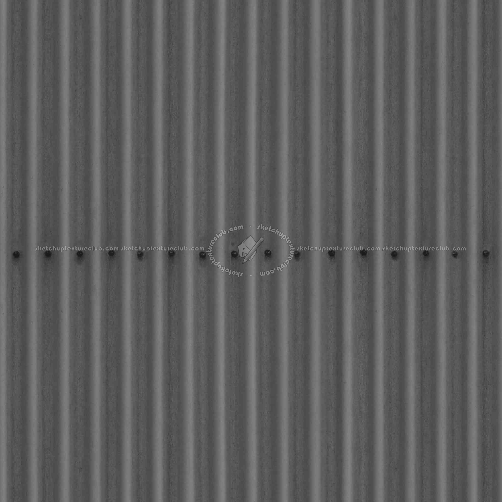 Textures   -   ARCHITECTURE   -   ROOFINGS   -   Metal roofs  - metal roofing texture seamless 22367 - Specular