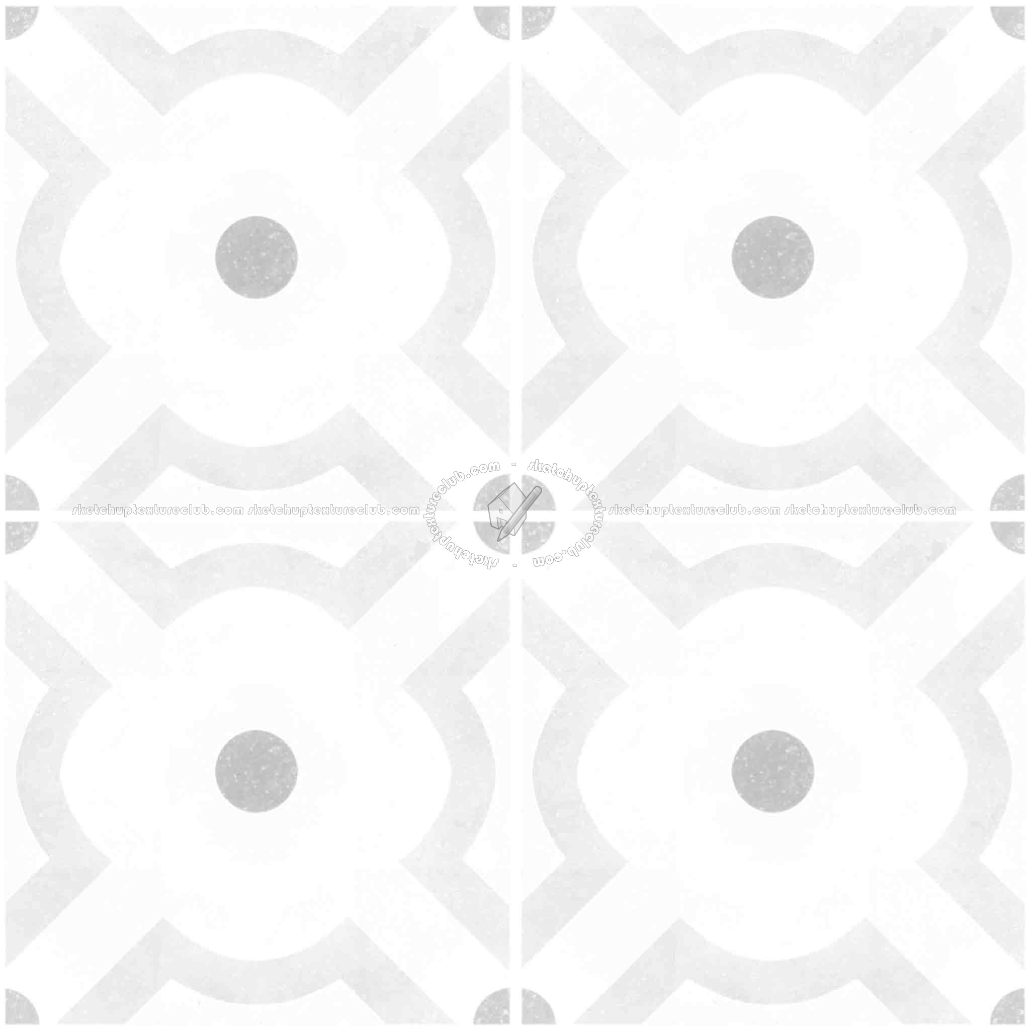 Textures - ARCHITECTURE - TILES INTERIOR - Ornate tiles - Geometric patterns - Ceramic geometric tiles PBR texture seamless 21932 - Ambient occlusion