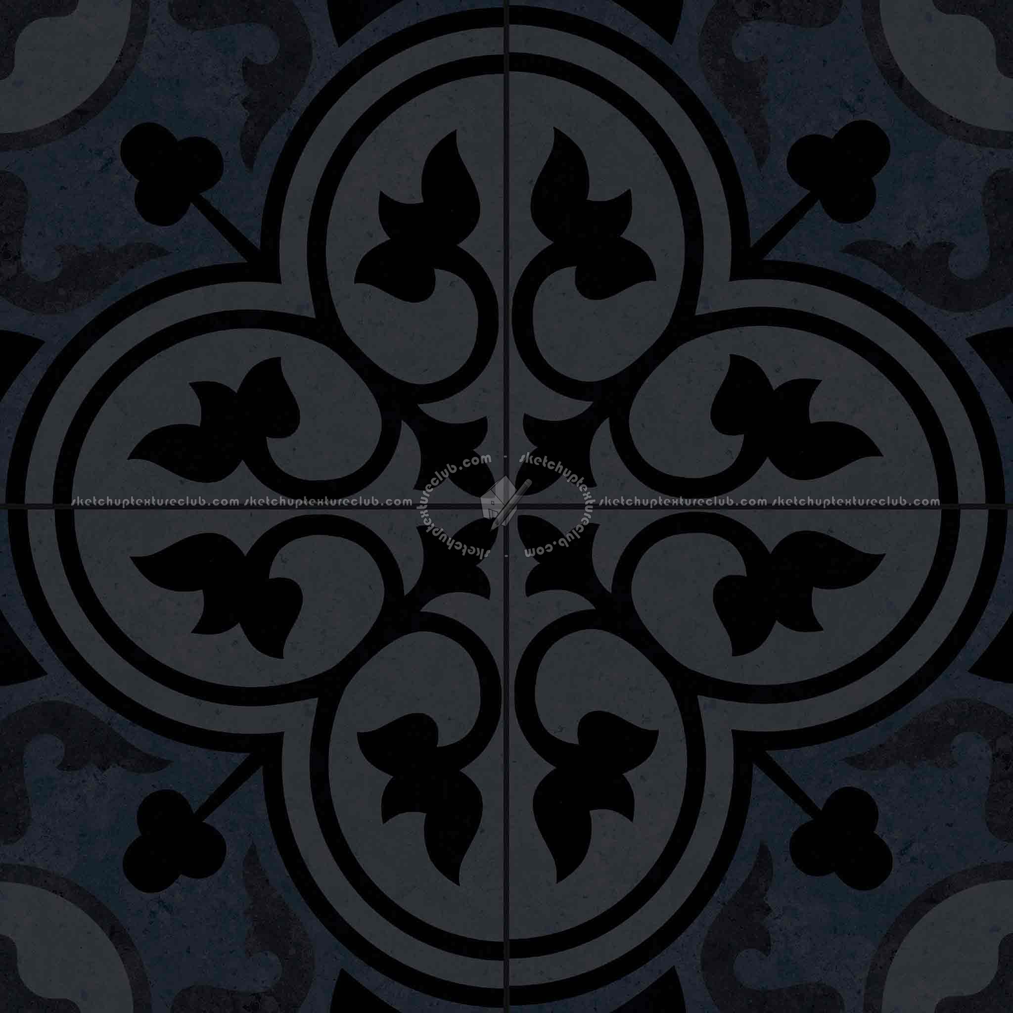 Textures   -   ARCHITECTURE   -   TILES INTERIOR   -   Ornate tiles   -   Geometric patterns  - Ceramic geometric tiles PBR texture seamless 21933 - Specular