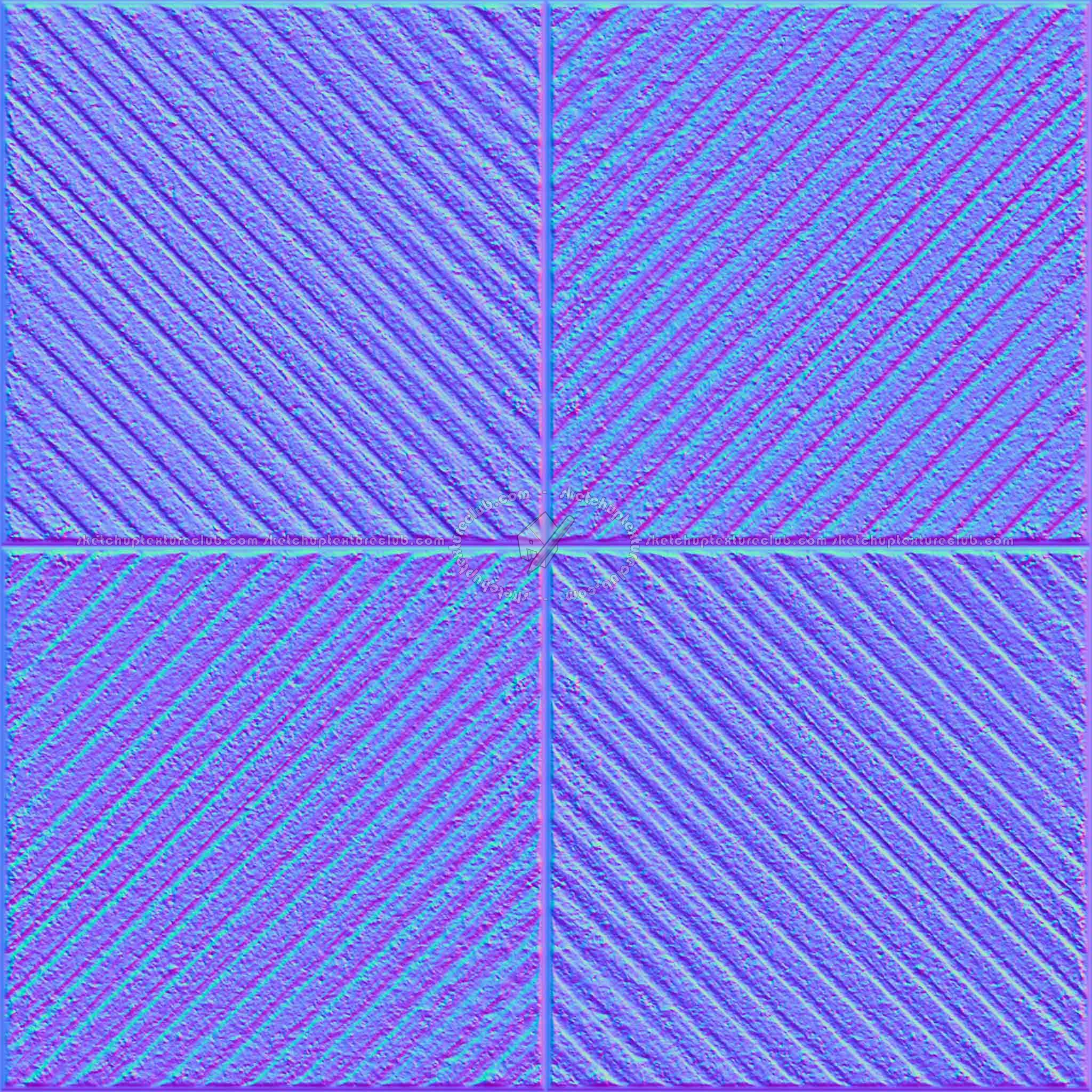 Textures   -   ARCHITECTURE   -   PAVING OUTDOOR   -   Concrete   -   Blocks regular  - Ramp concrete tiles PBR texture seamless 21974 - Normal