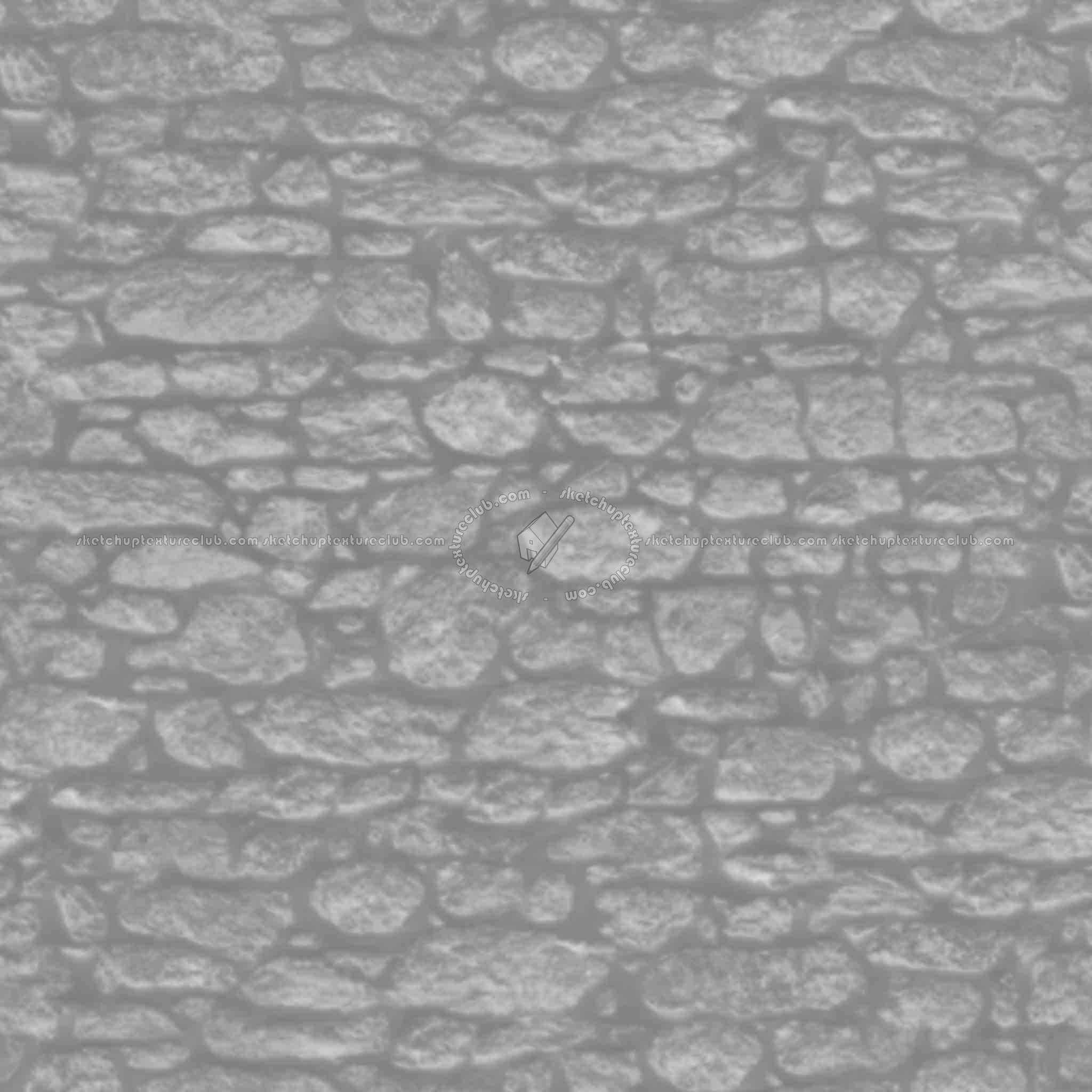 Textures   -   ARCHITECTURE   -   STONES WALLS   -   Stone walls  - Old wall stone texture seamless 08581 - Displacement