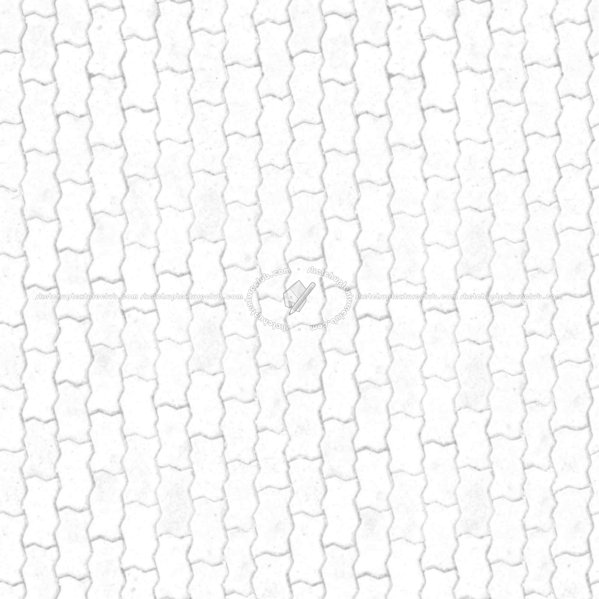 Textures   -   ARCHITECTURE   -   PAVING OUTDOOR   -   Pavers stone   -   Blocks regular  - Paver stone regular blocks texture seamless 17018 - Ambient occlusion