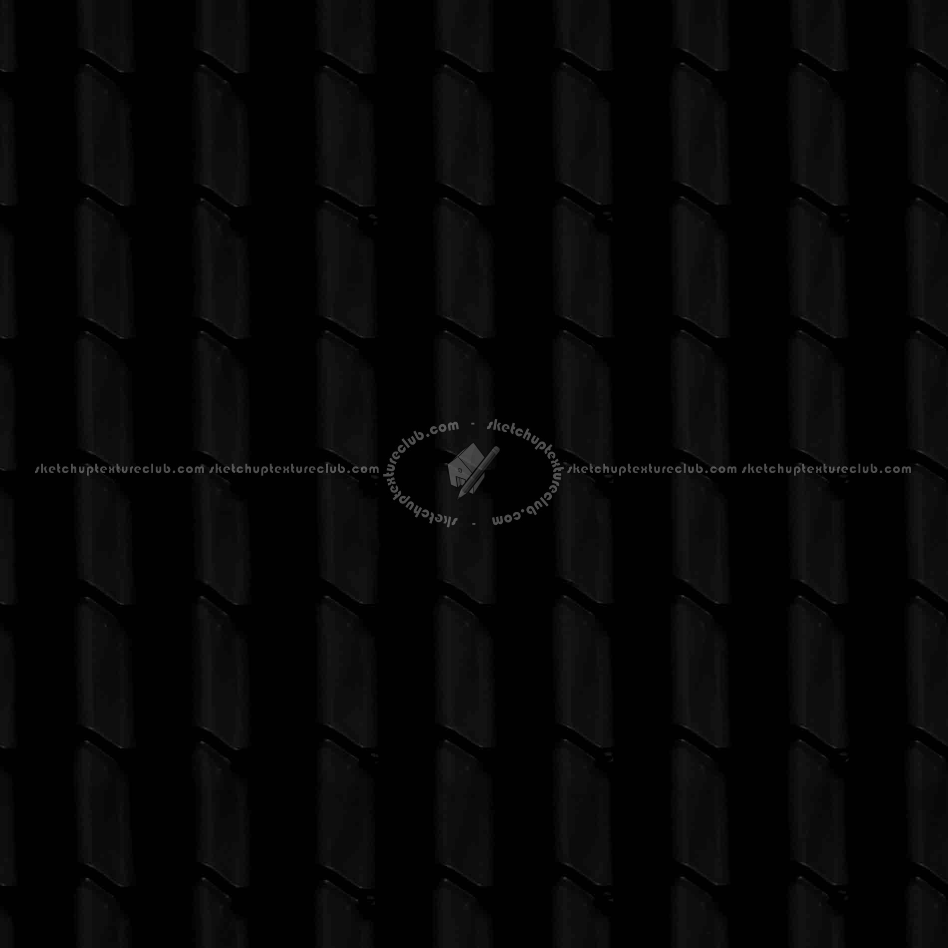 Textures   -   ARCHITECTURE   -   ROOFINGS   -   Clay roofs  - Clay roof texture seamless 19576 - Specular