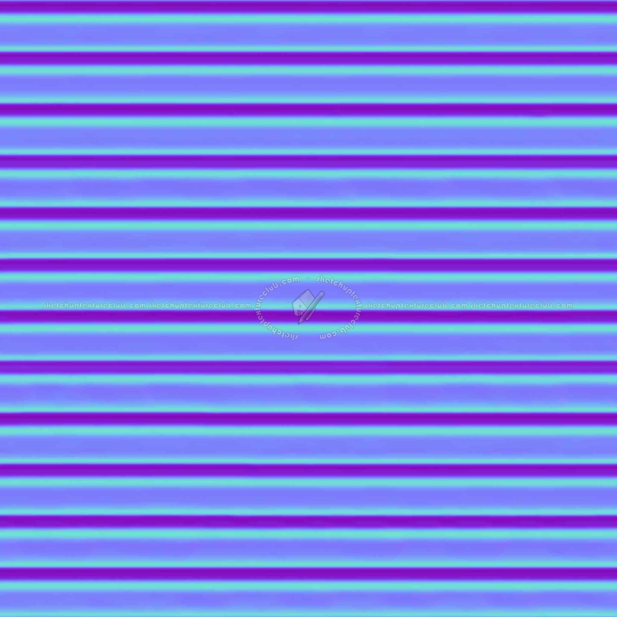 Textures   -   MATERIALS   -   METALS   -   Corrugated  - Brushed aluminium corrugated steel texture seamless 09919 - Normal