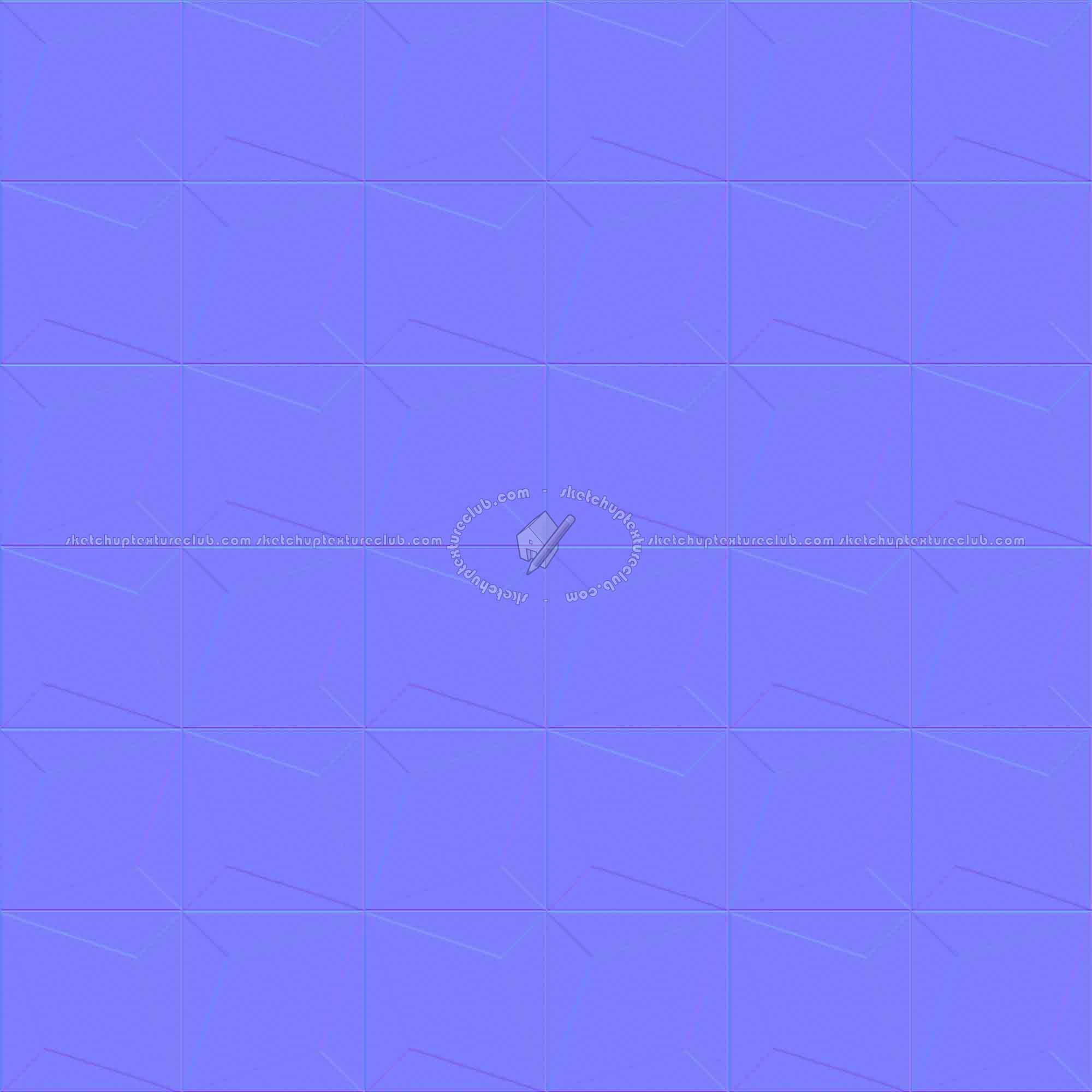 Textures   -   ARCHITECTURE   -   TILES INTERIOR   -   Cement - Encaustic   -   Cement  - Cement concrete tile texture seamless 13317 - Normal