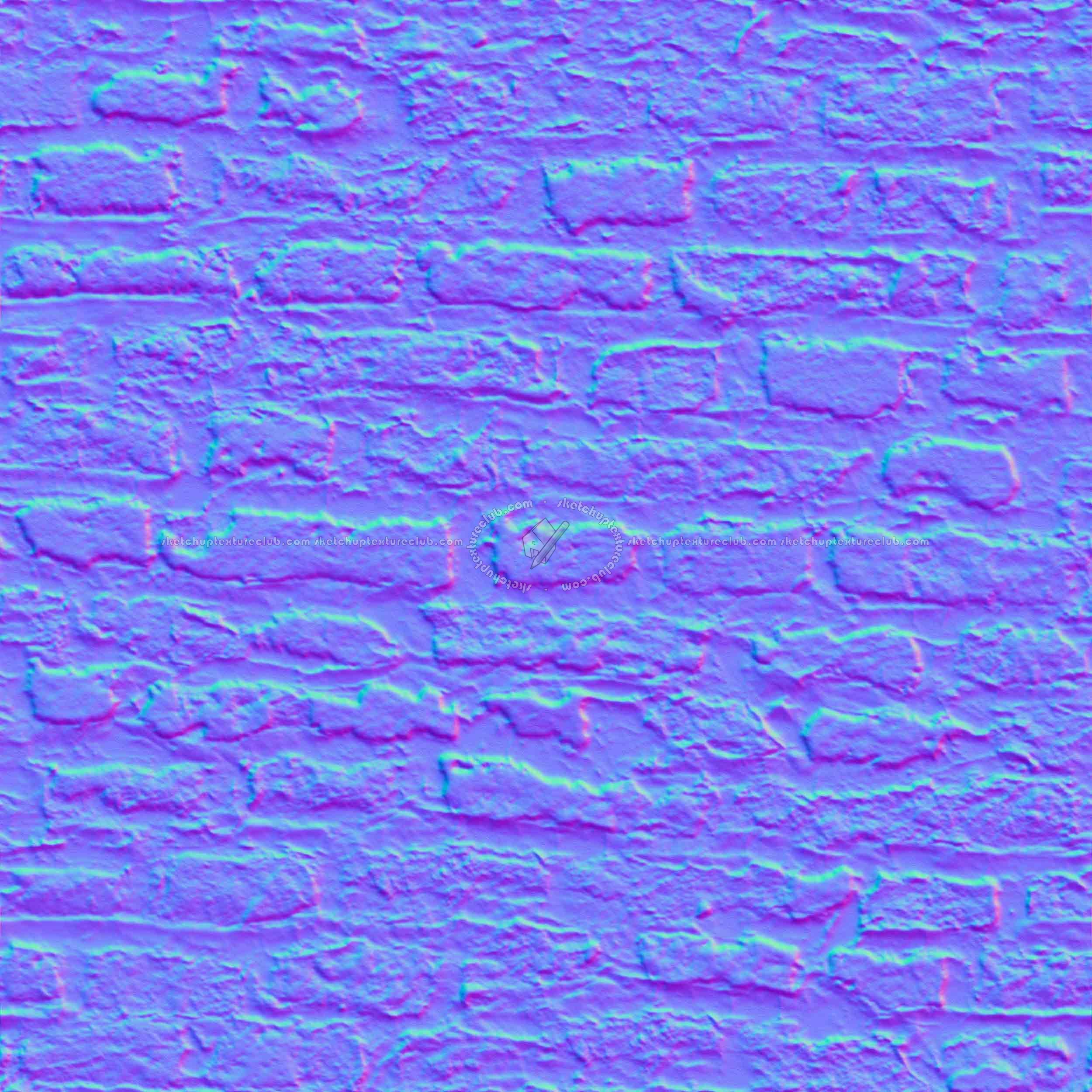 Textures   -   ARCHITECTURE   -   BRICKS   -   Dirty Bricks  - 0002dirty bricks texture seamless 00144 - Normal