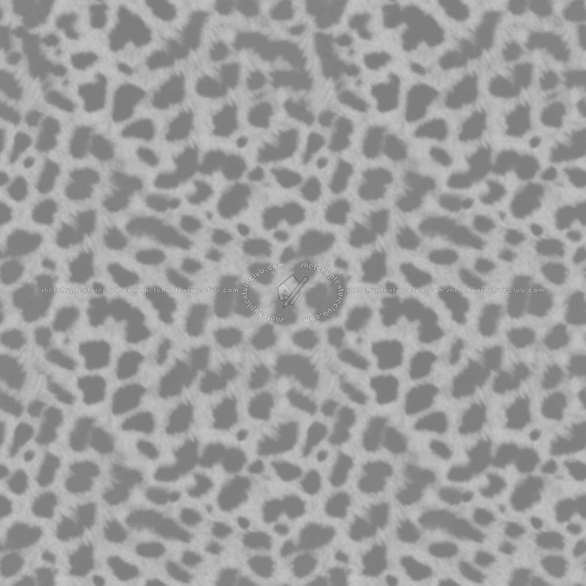 Textures   -   MATERIALS   -   FUR ANIMAL  - Ghepardo faux fake fur animal texture seamless 09552 - Displacement