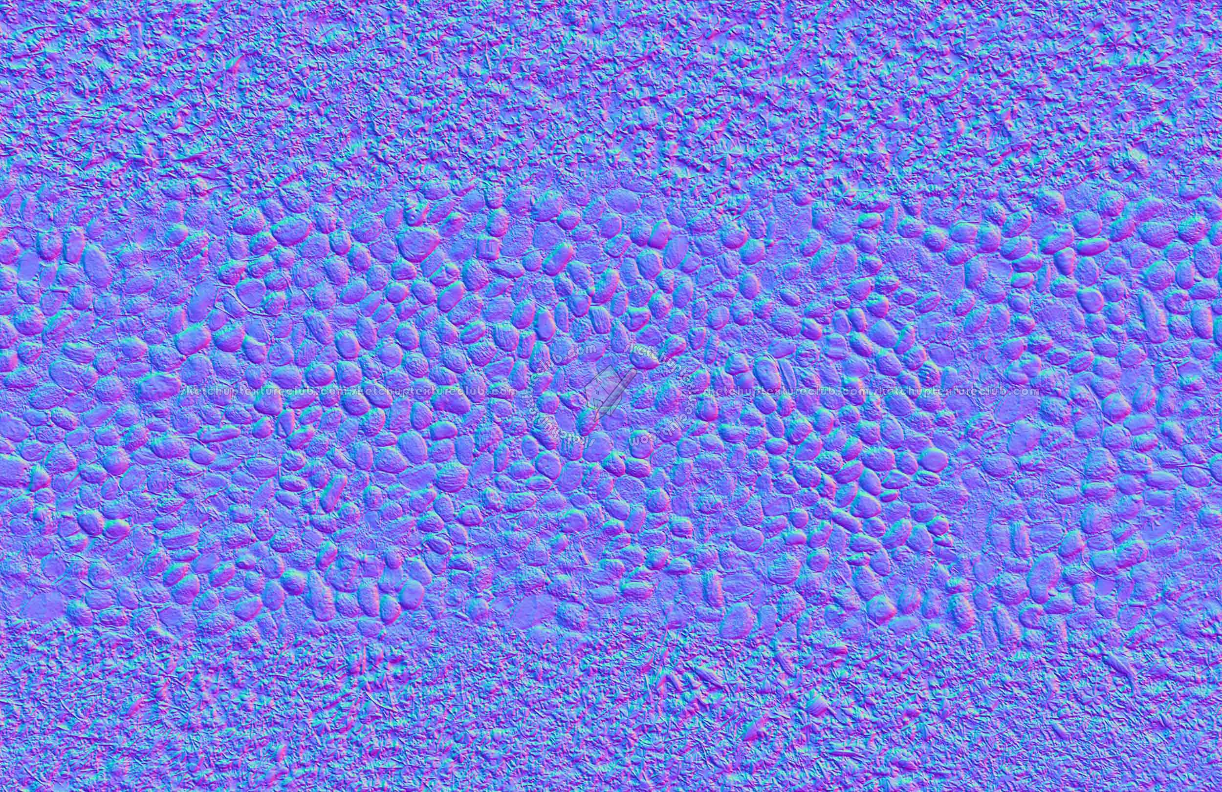 Textures   -   ARCHITECTURE   -   PAVING OUTDOOR   -   Parks Paving  - Park cobblestone paving texture seamless 18662 - Normal