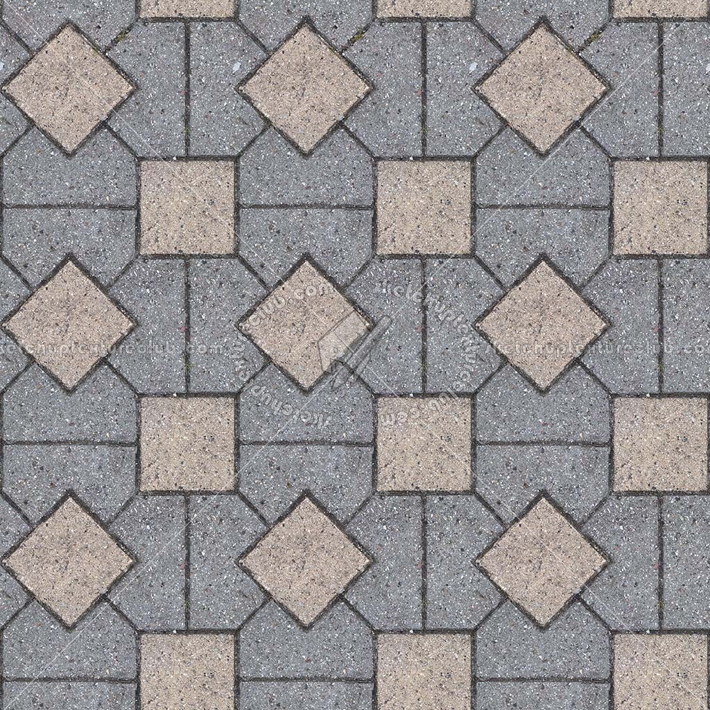 Paving concrete mixed size texture seamless 05563