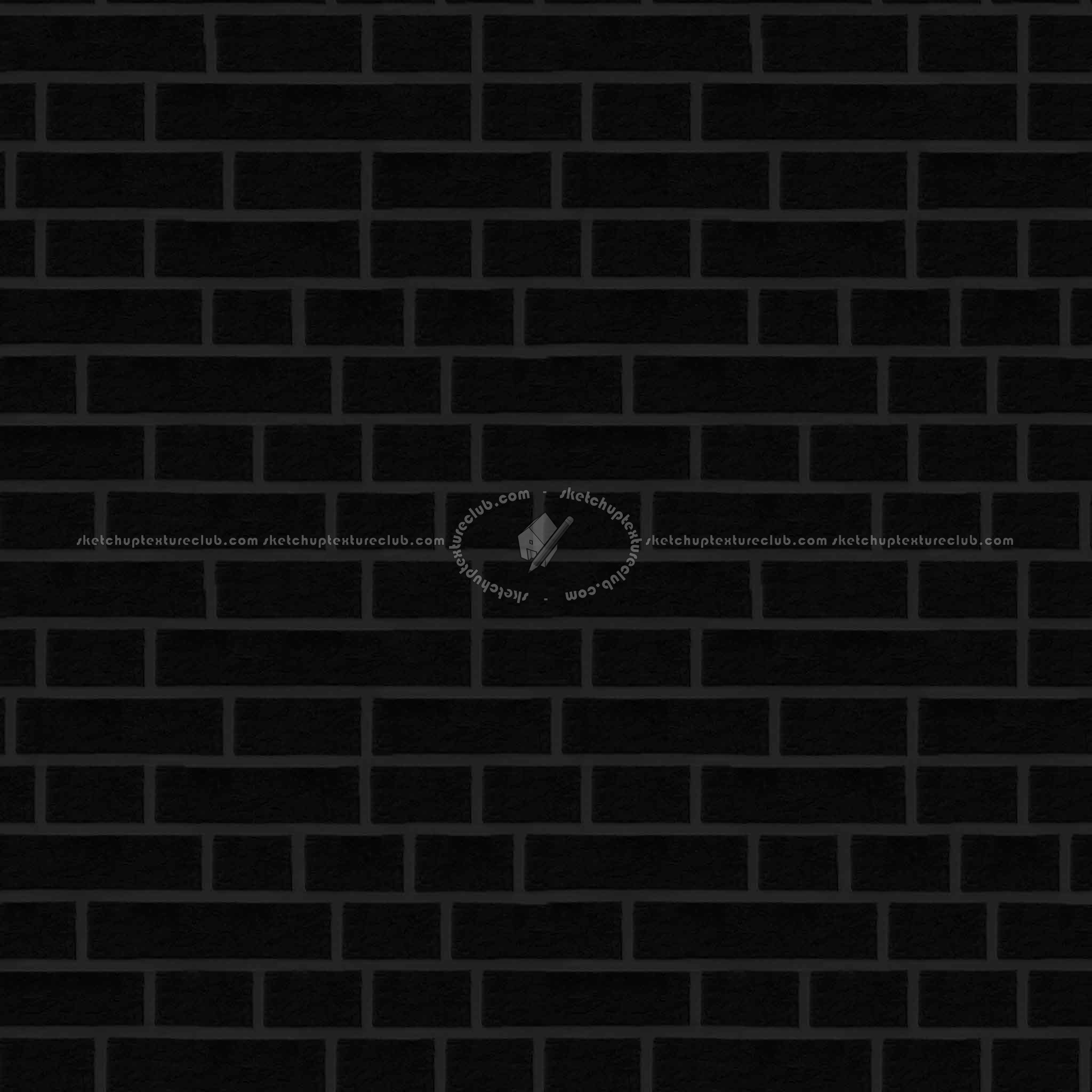 Textures   -   ARCHITECTURE   -   BRICKS   -   Colored Bricks   -   Sandblasted  - Sandblasted bricks colored texture seamless 00040 - Specular