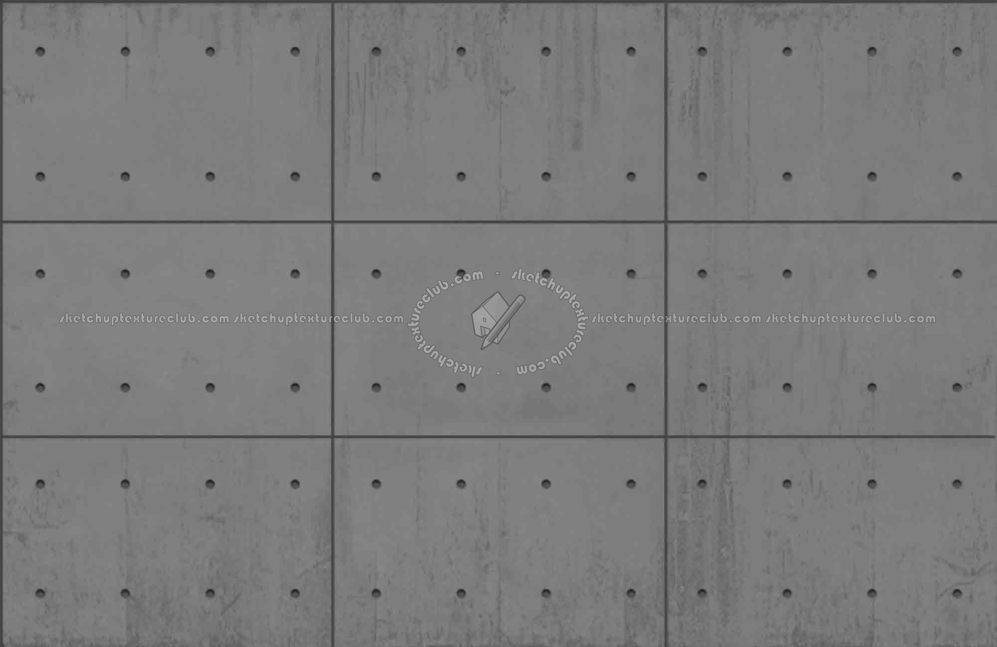 Textures   -   ARCHITECTURE   -   CONCRETE   -   Plates   -   Tadao Ando  - Tadao ando concrete plates seamless 01816 - Displacement