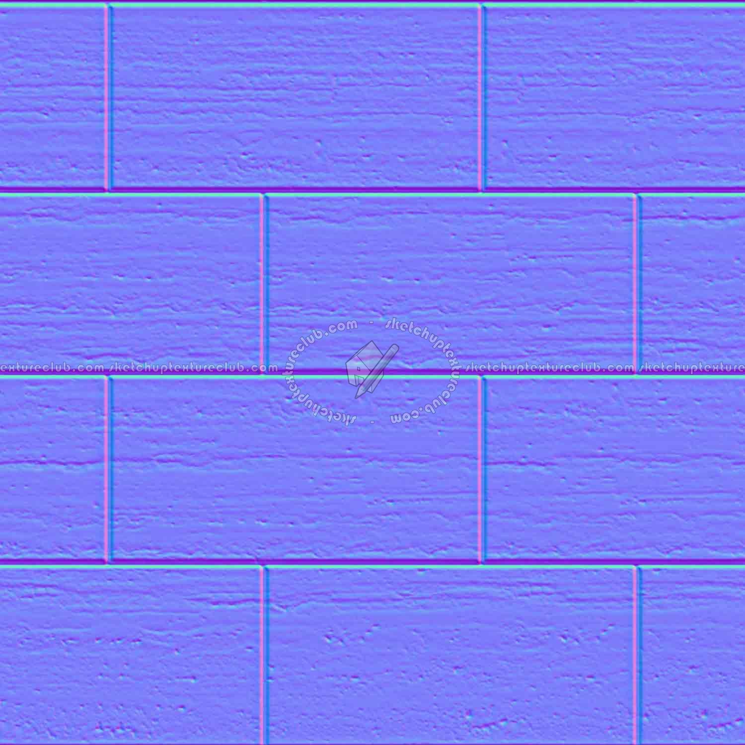 Textures   -   ARCHITECTURE   -   MARBLE SLABS   -   Marble wall cladding  - Travertine wall cladding texture seamless 20738 - Normal