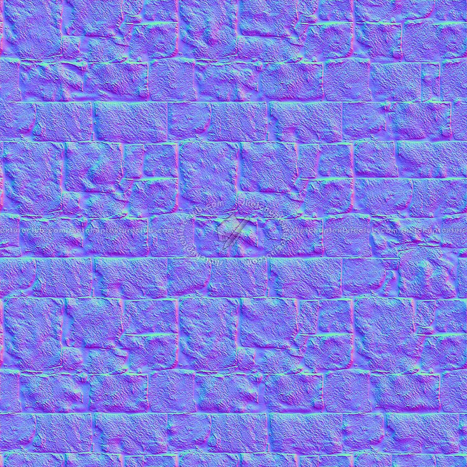 Textures   -   ARCHITECTURE   -   STONES WALLS   -   Stone blocks  - Wall stone with regular blocks texture seamless 08294 - Normal