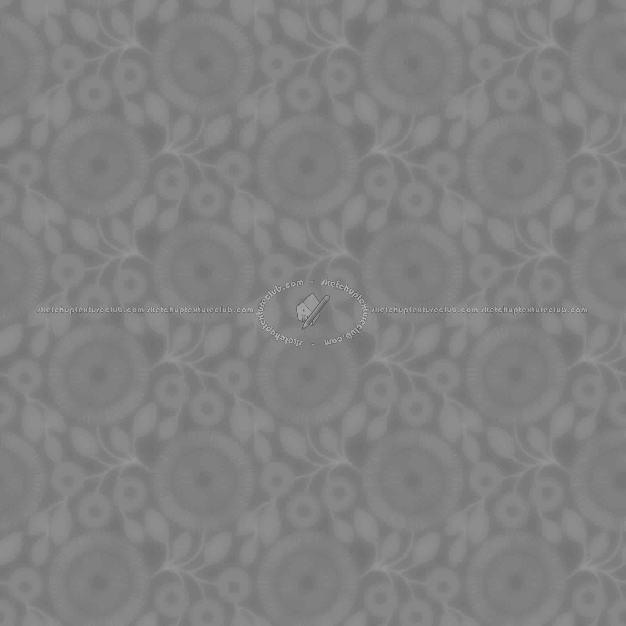 Textures   -   FREE PBR TEXTURES  - Wallpaper PBR texture seamless 21435 - Displacement